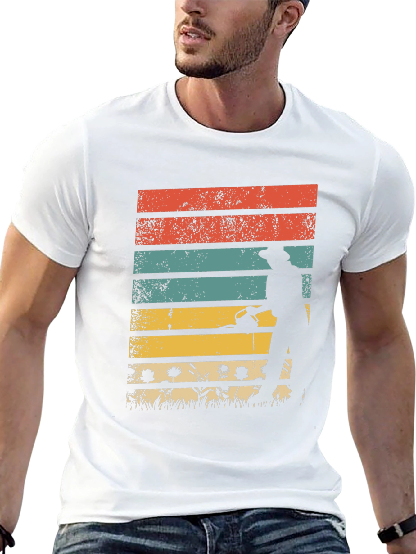 Gardener Sunset Graphic Tee - Retro Style - 13