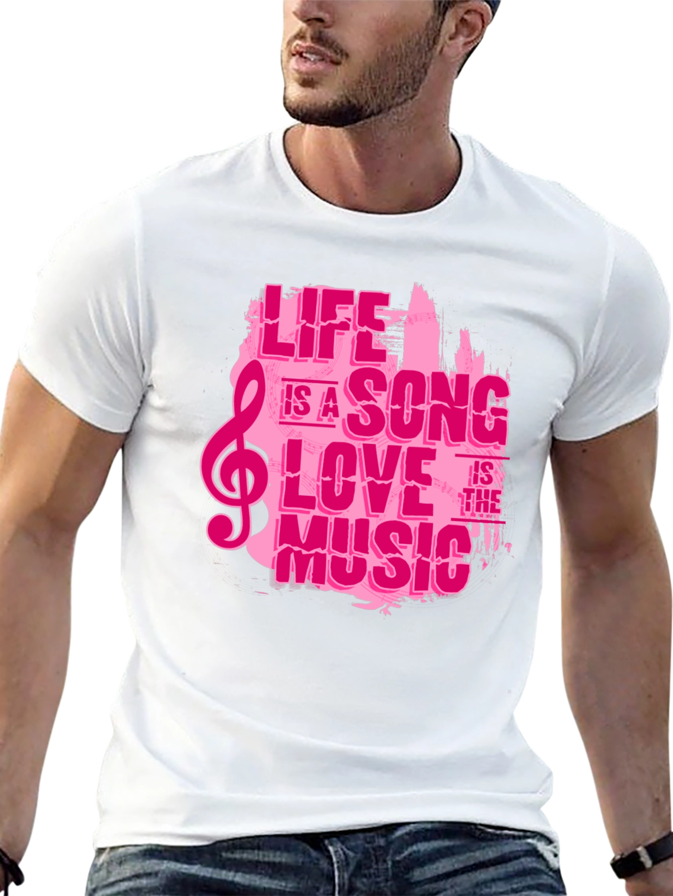 Black Life is a Song Black Graphic Tee view 13