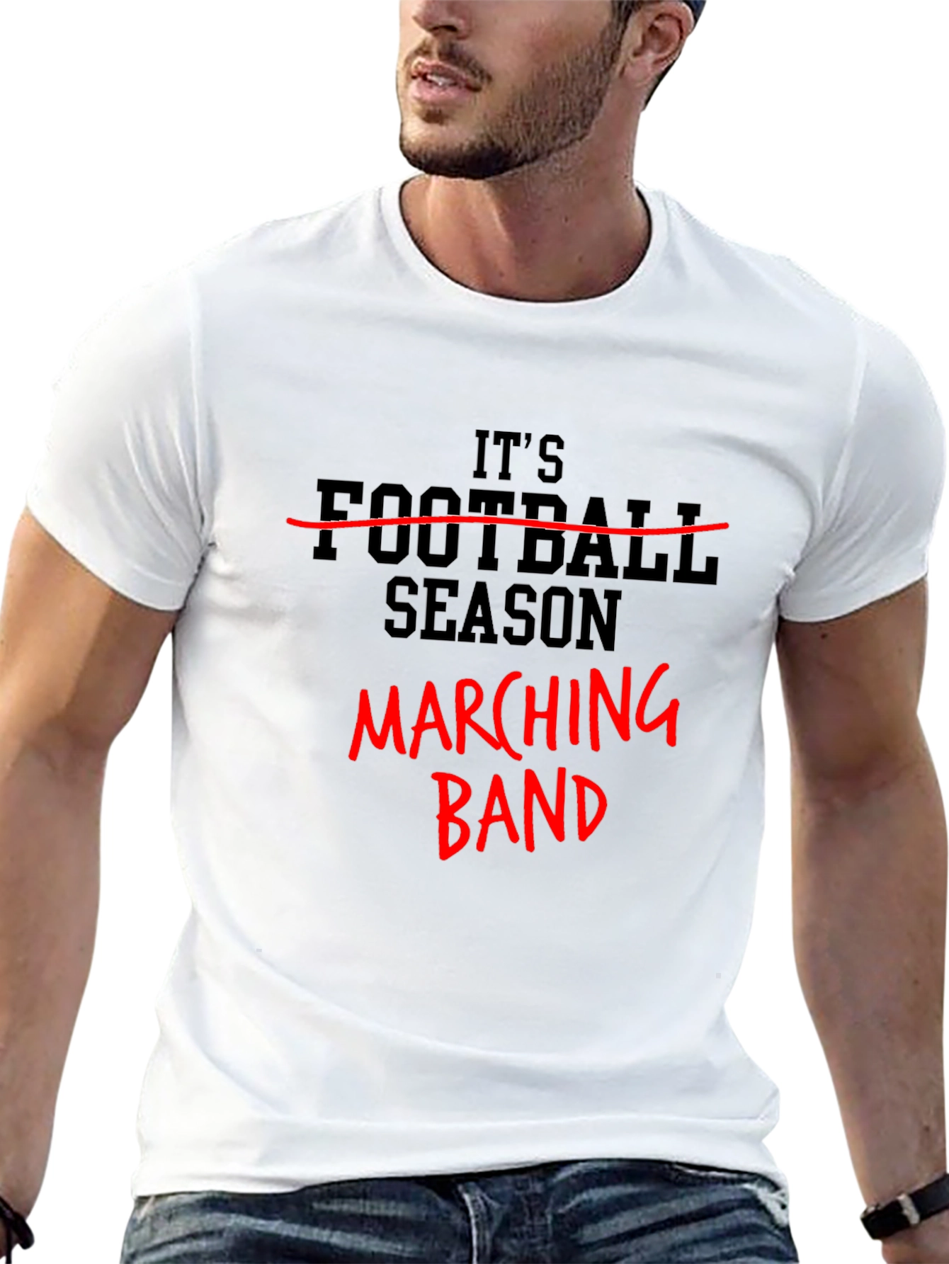 Black Marching Band Season T-Shirt view 13