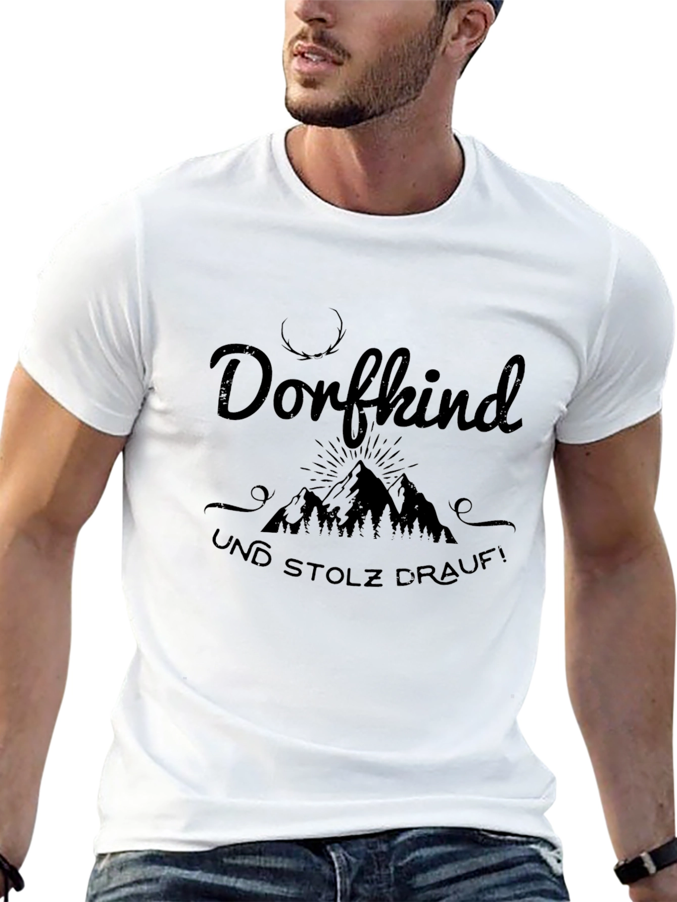 Black Dorfkind Und Stolz Drauf T-Shirt view 13