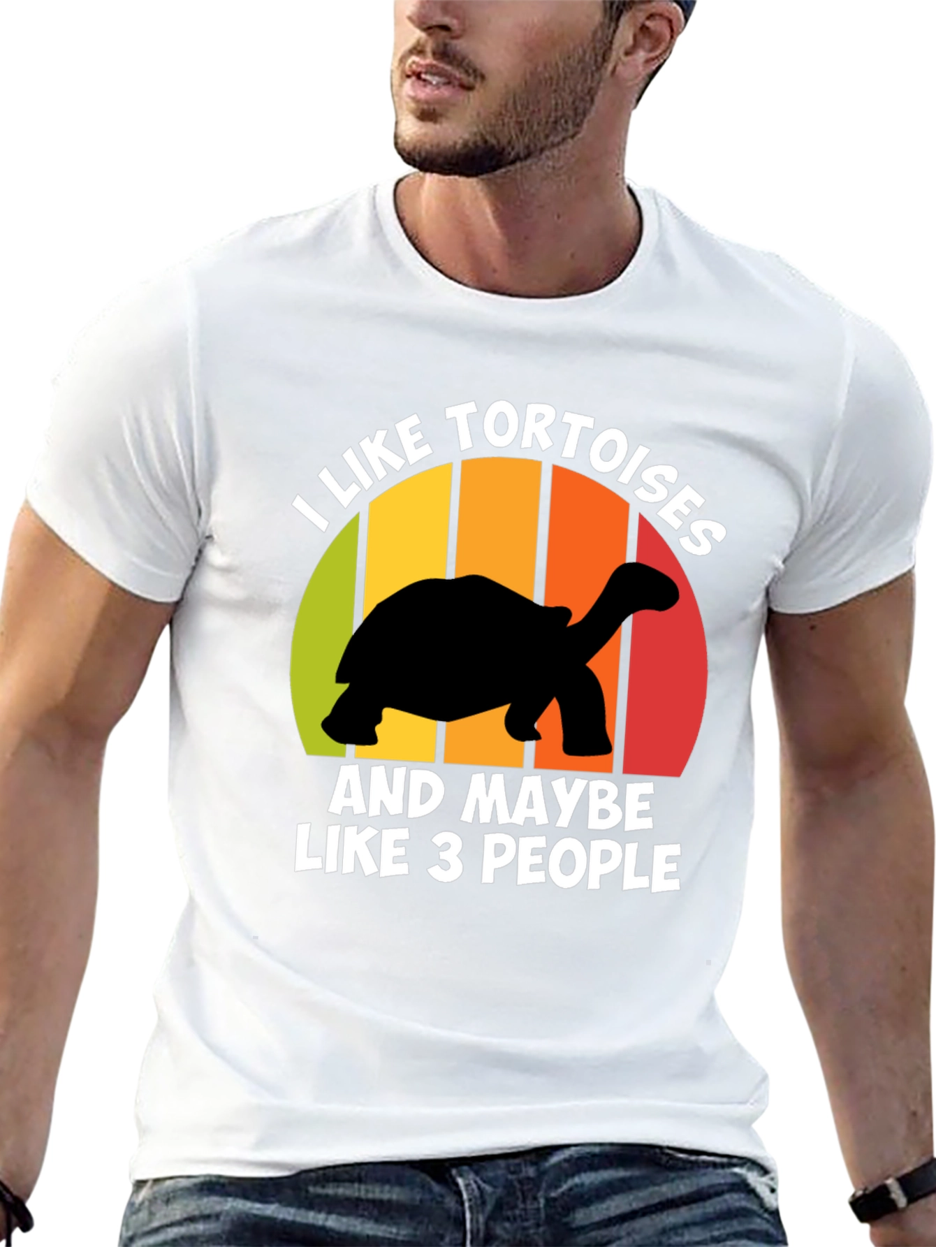 Black Tortoise Lover Graphic Tee - I Like Tortoises Shirt view 13