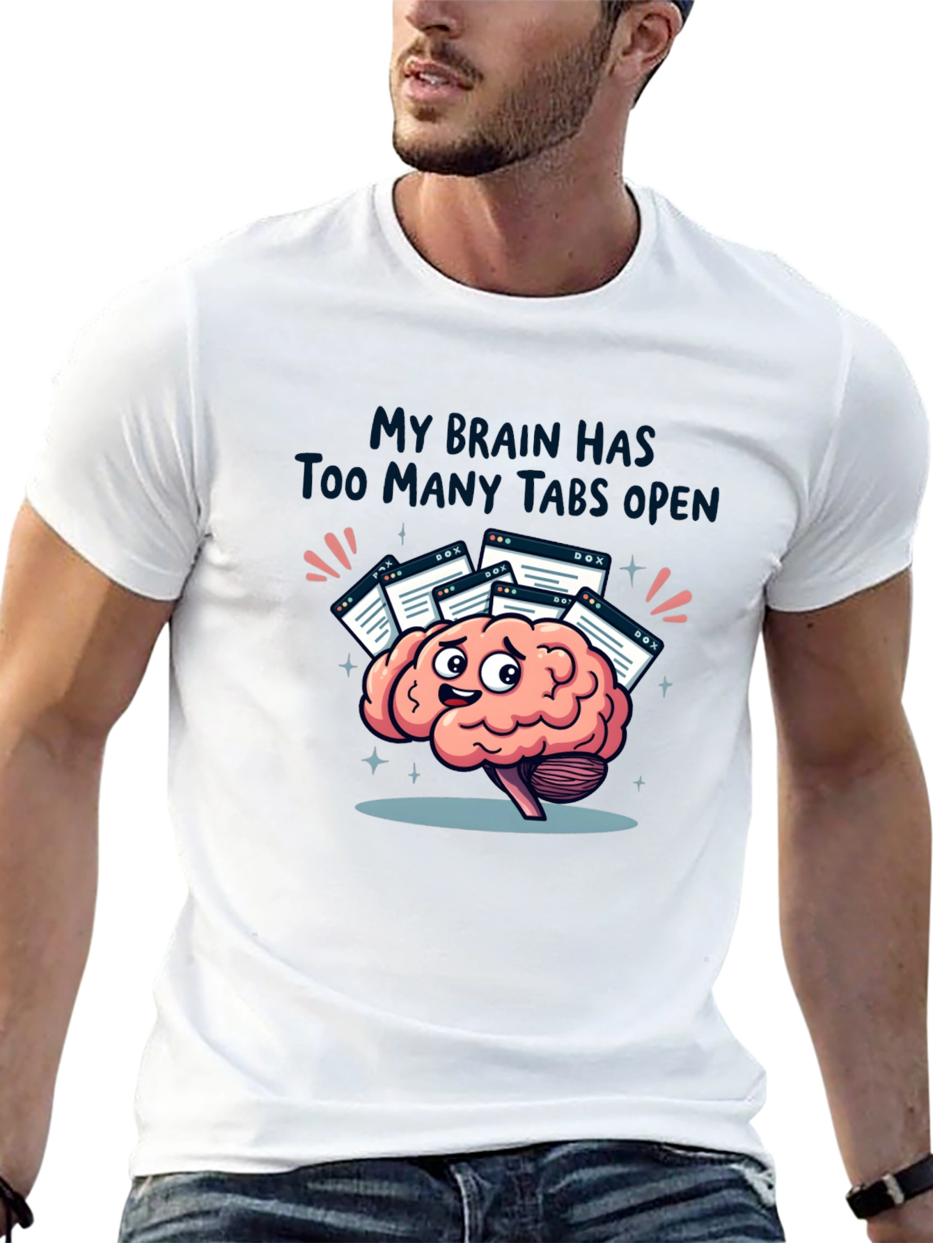 My Brain Has Too Many Tabs Open T-Shirt - 13