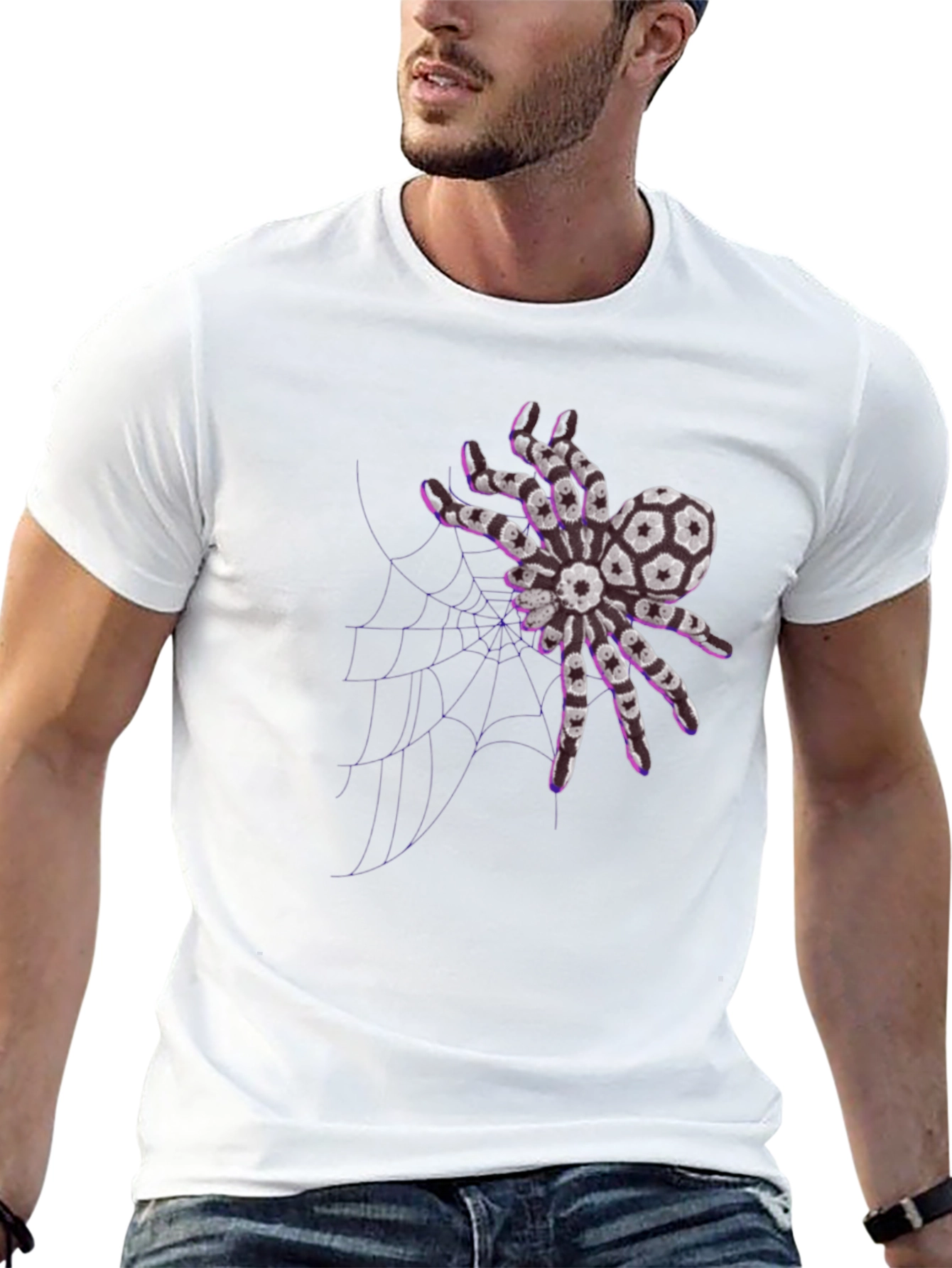 Soccer Ball Spider Graphic Tee - Unique Design - 13