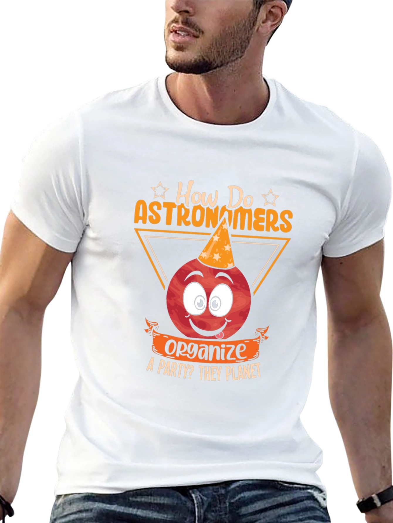 Black Astronomer Party T-Shirt: How Do They Planet? view 13