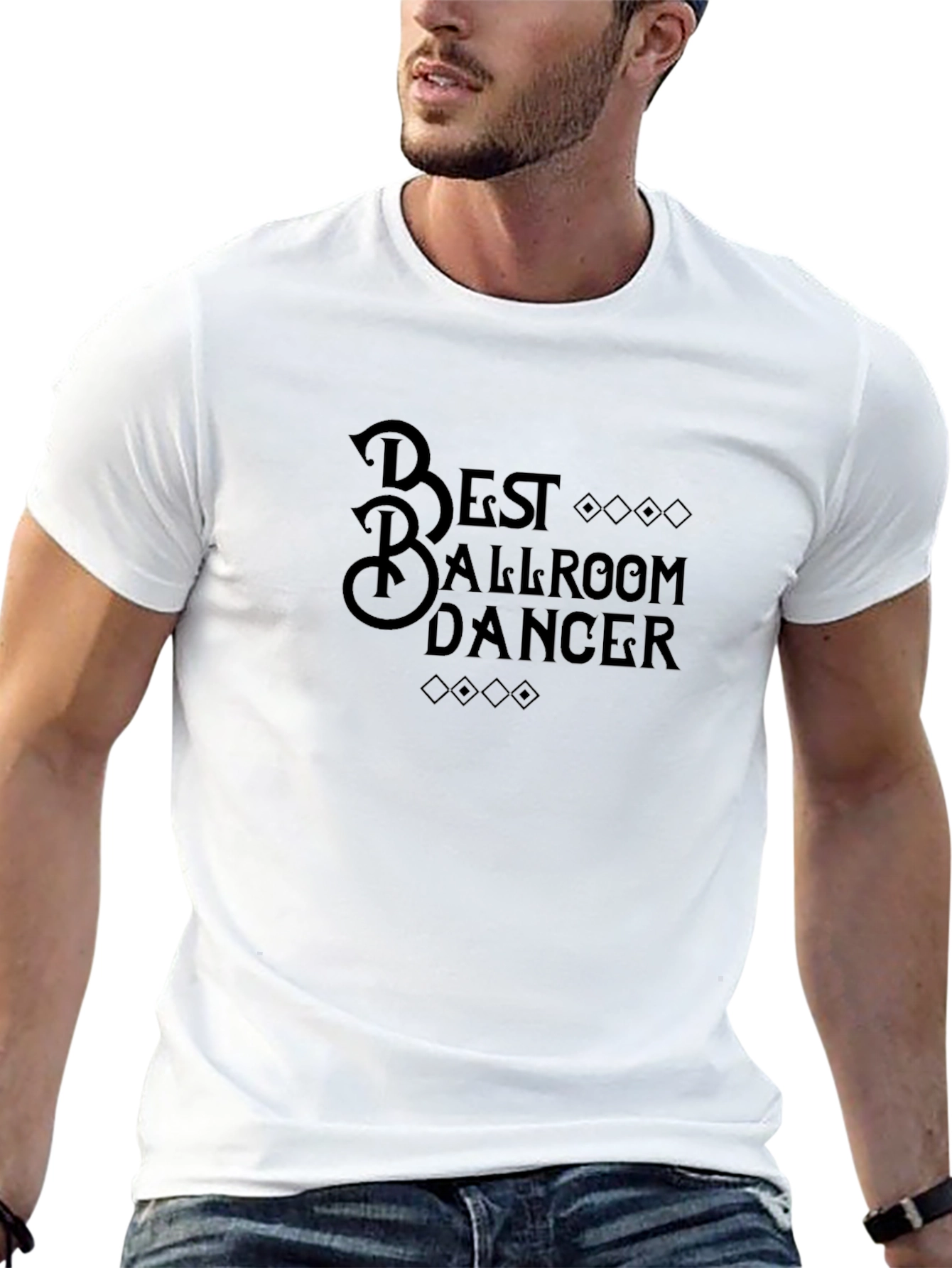Black Best Ballroom Dancer Graphic T-Shirt view 13