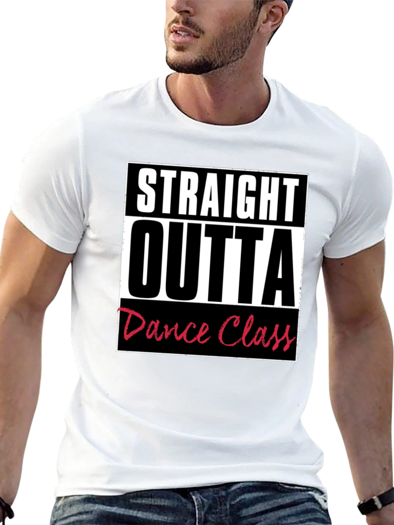 Black Straight Outta Dance Class Graphic T-Shirt view 13