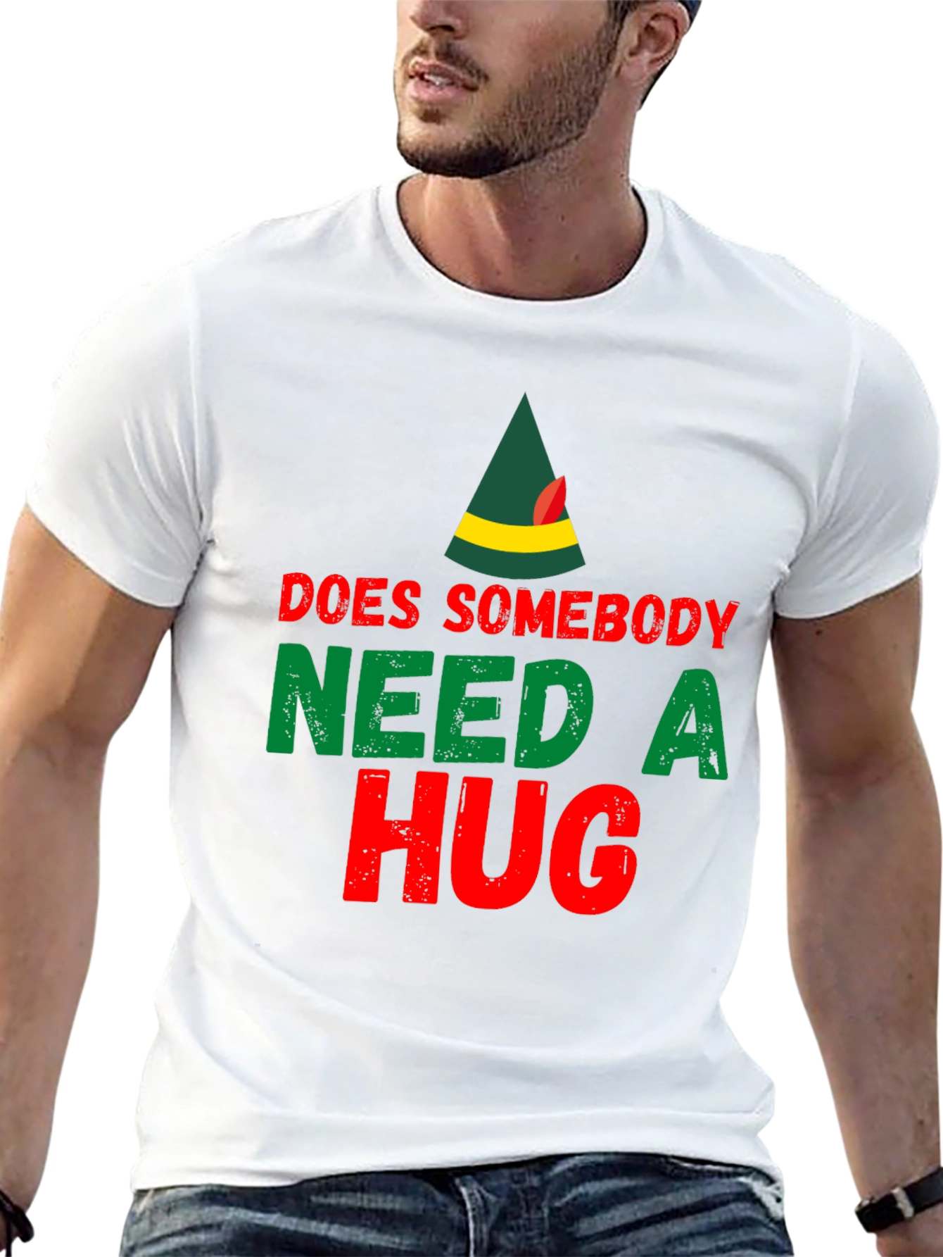 Black Does Somebody Need A Hug T-Shirt view 13