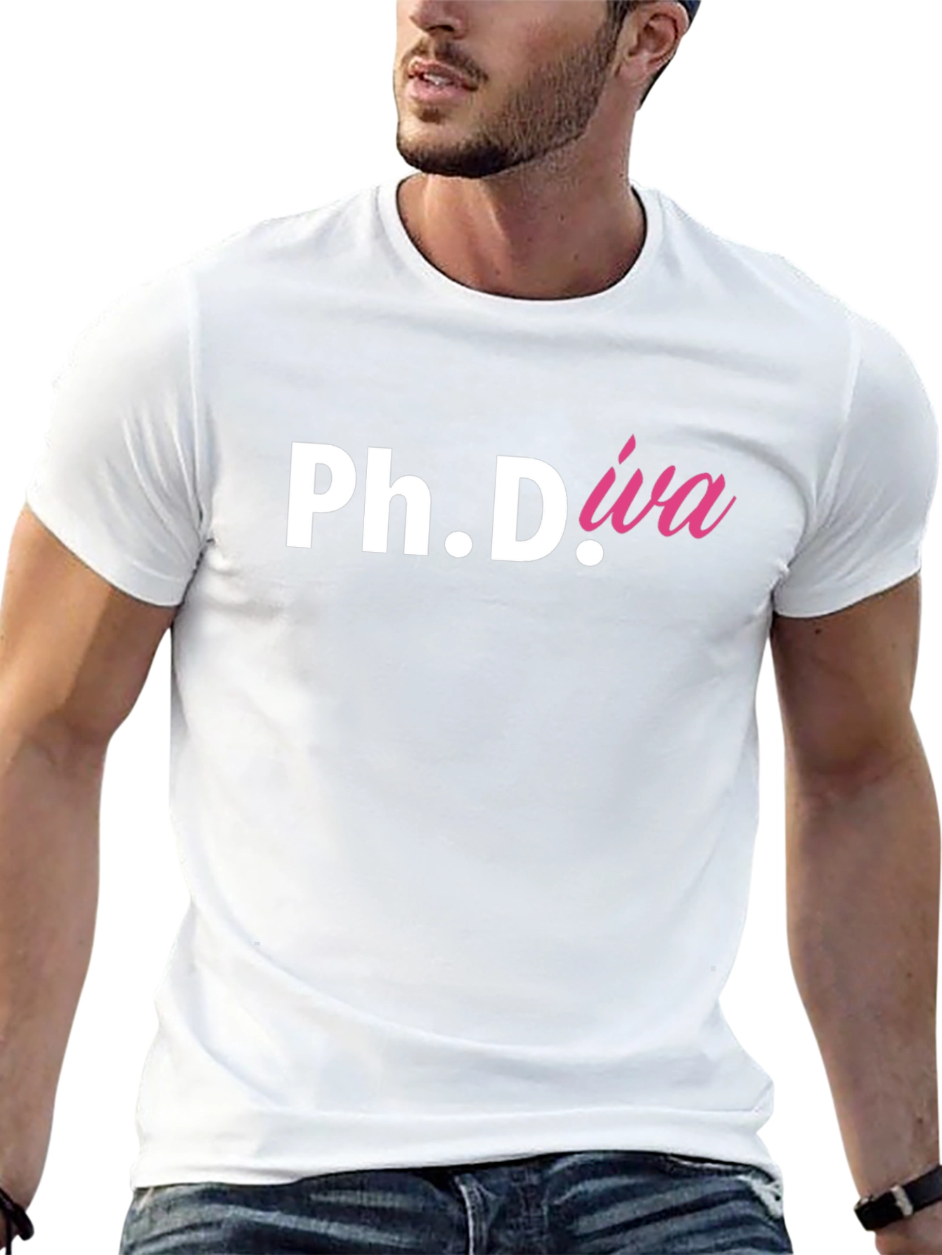 Black Ph.Diva Graphic Tee - Smart & Stylish view 13