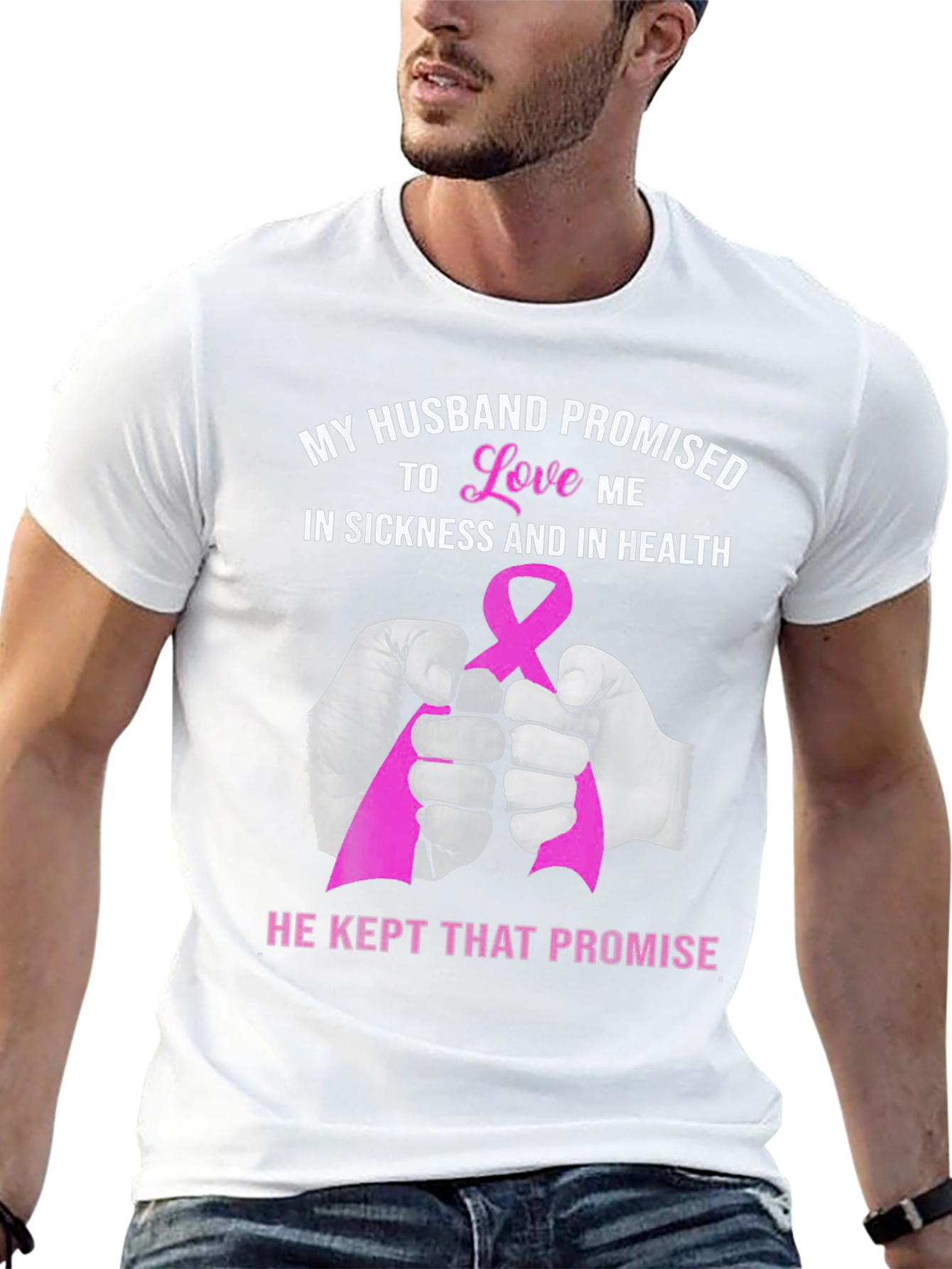 Black Husband Promise T-Shirt - Love & Support Tee view 13