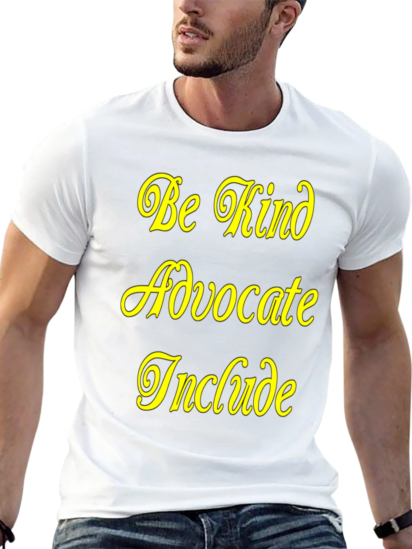 Black Be Kind Advocate Include Black T-Shirt view 13