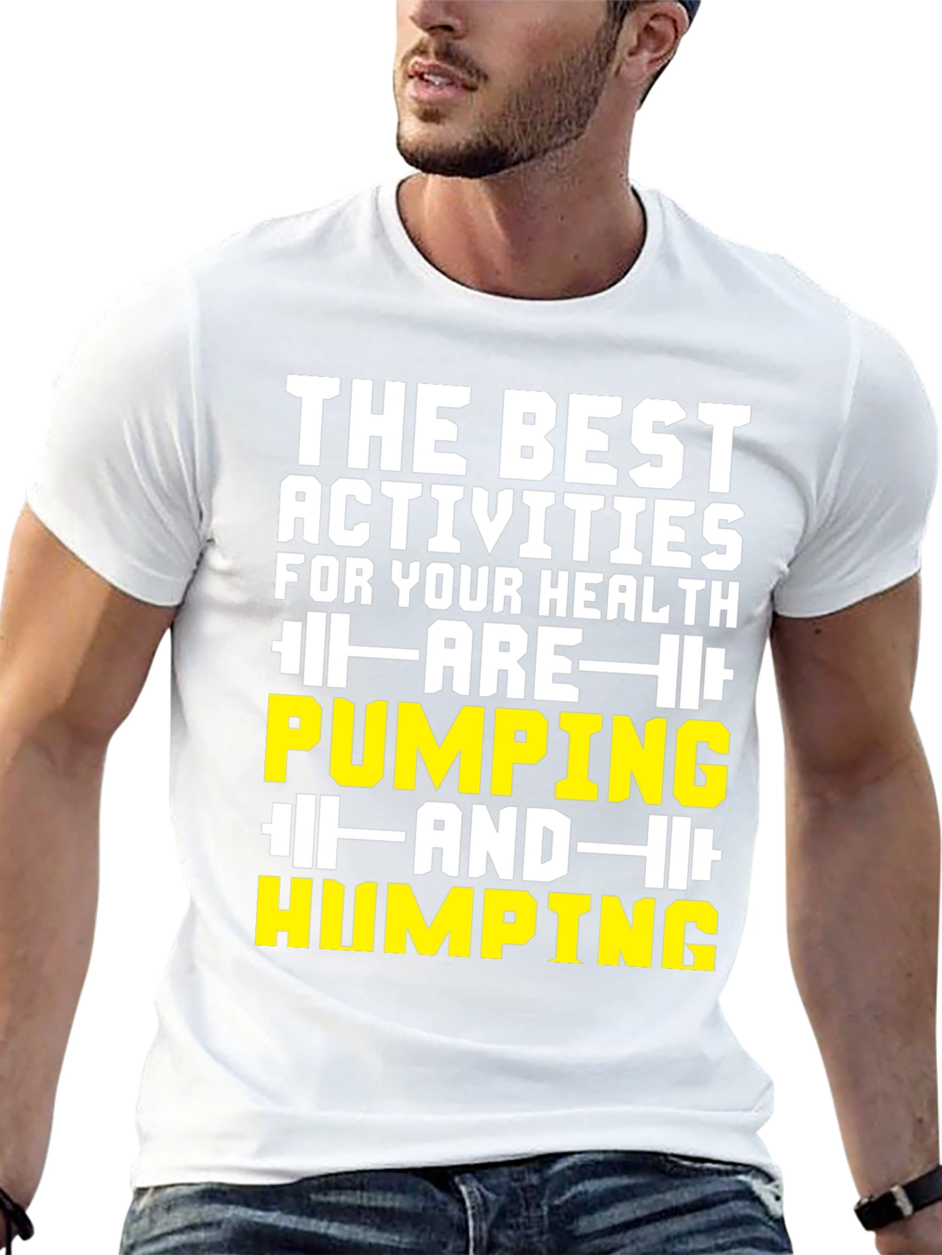 Black Funny Gym Humor T-Shirt view 13