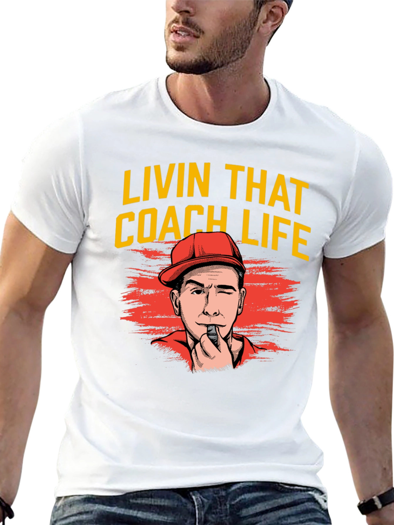 Black Livin That Coach Life T-Shirt view 13