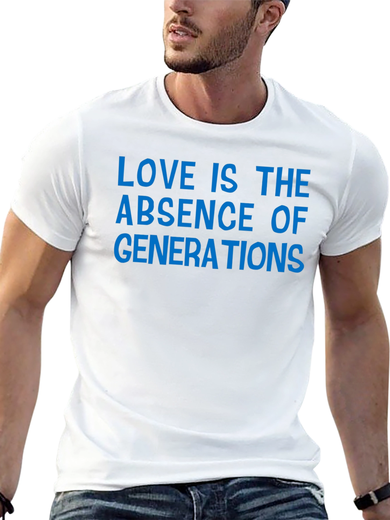 Black Love Absence Generations Blue Graphic Tee view 13