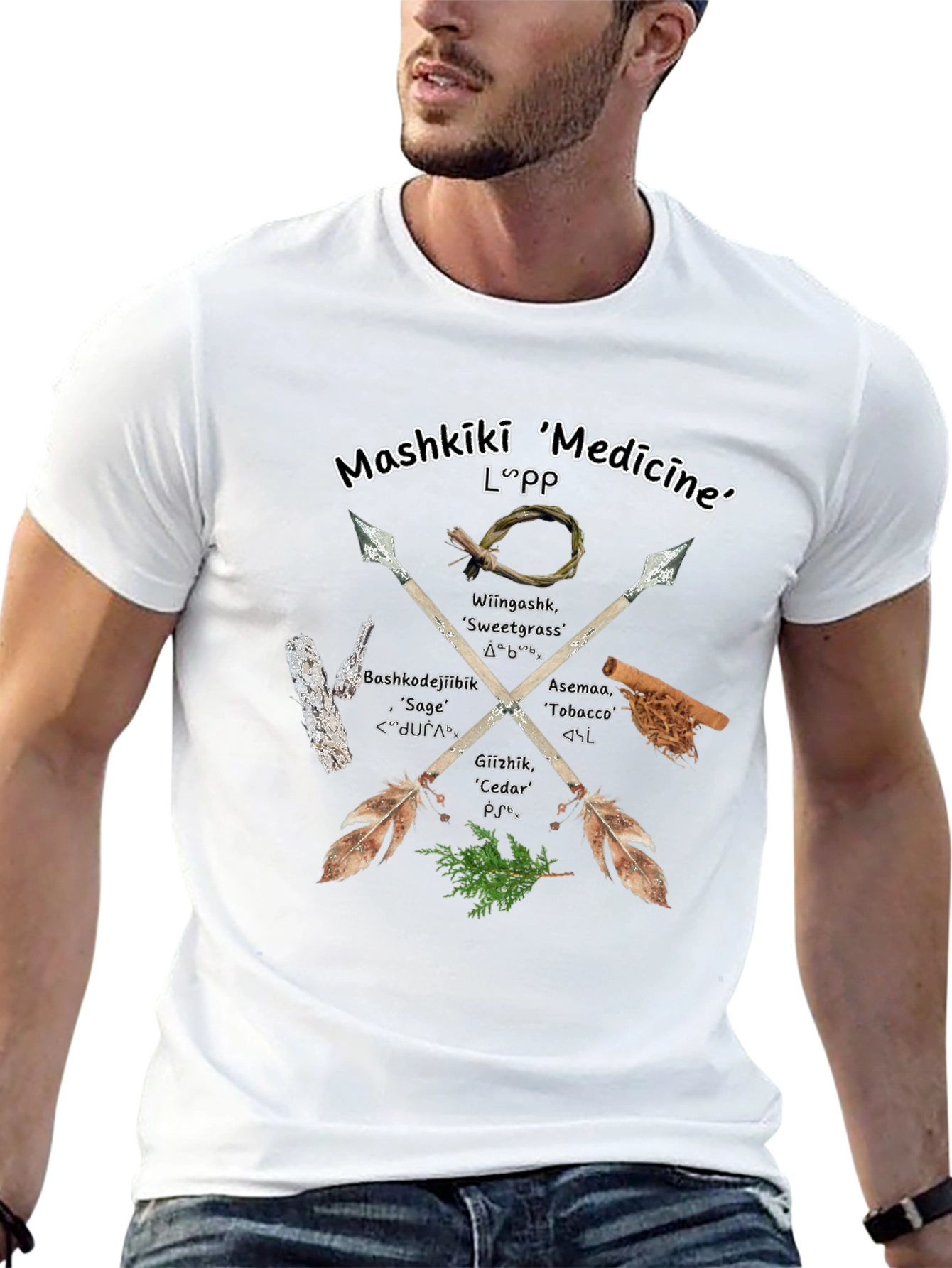 Black Mashkiki 'Medicine' Graphic Tee view 13