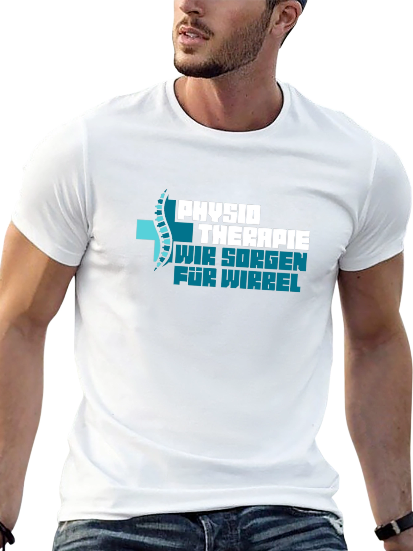 Black Physio Therapie Graphic T-Shirt view 13