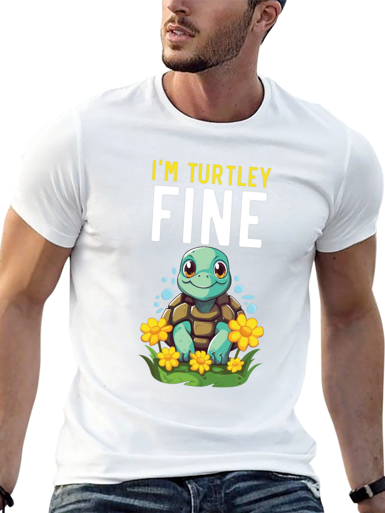 Black I'm Turley Fine Turtle T-Shirt view 13