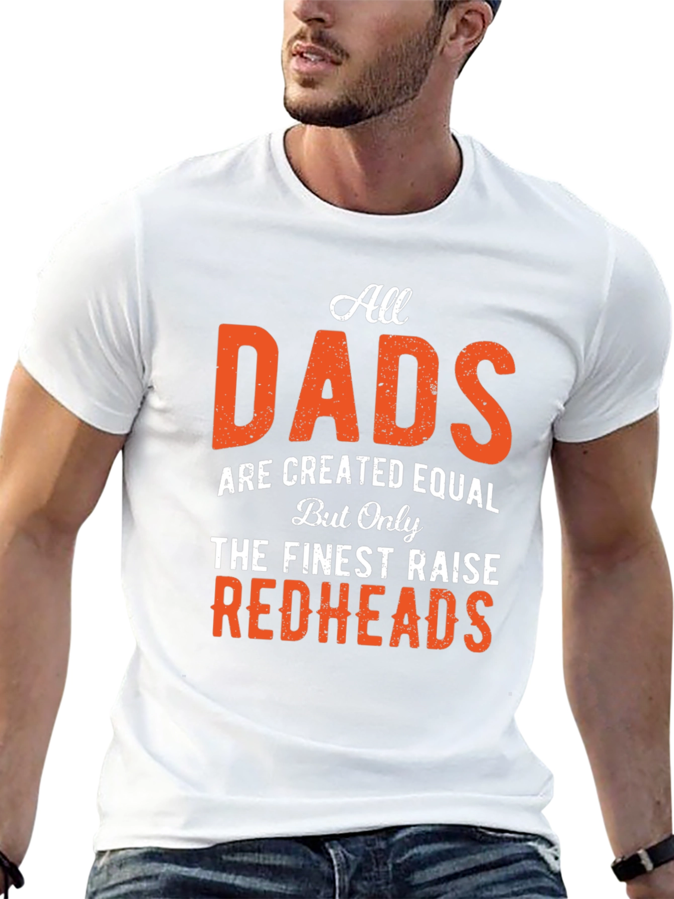 Black All Dads are Created Equal T-Shirt view 13