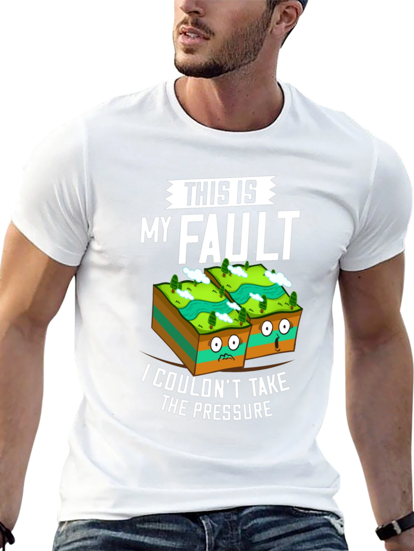 Black This Is My Fault Funny Geology T-Shirt view 13