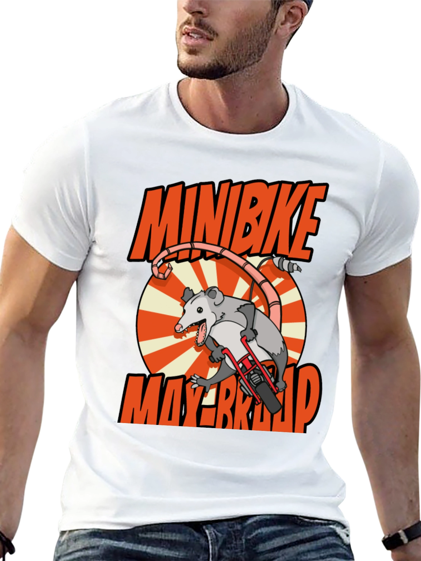 Black Minibike Mayhem Graphic Tee view 13