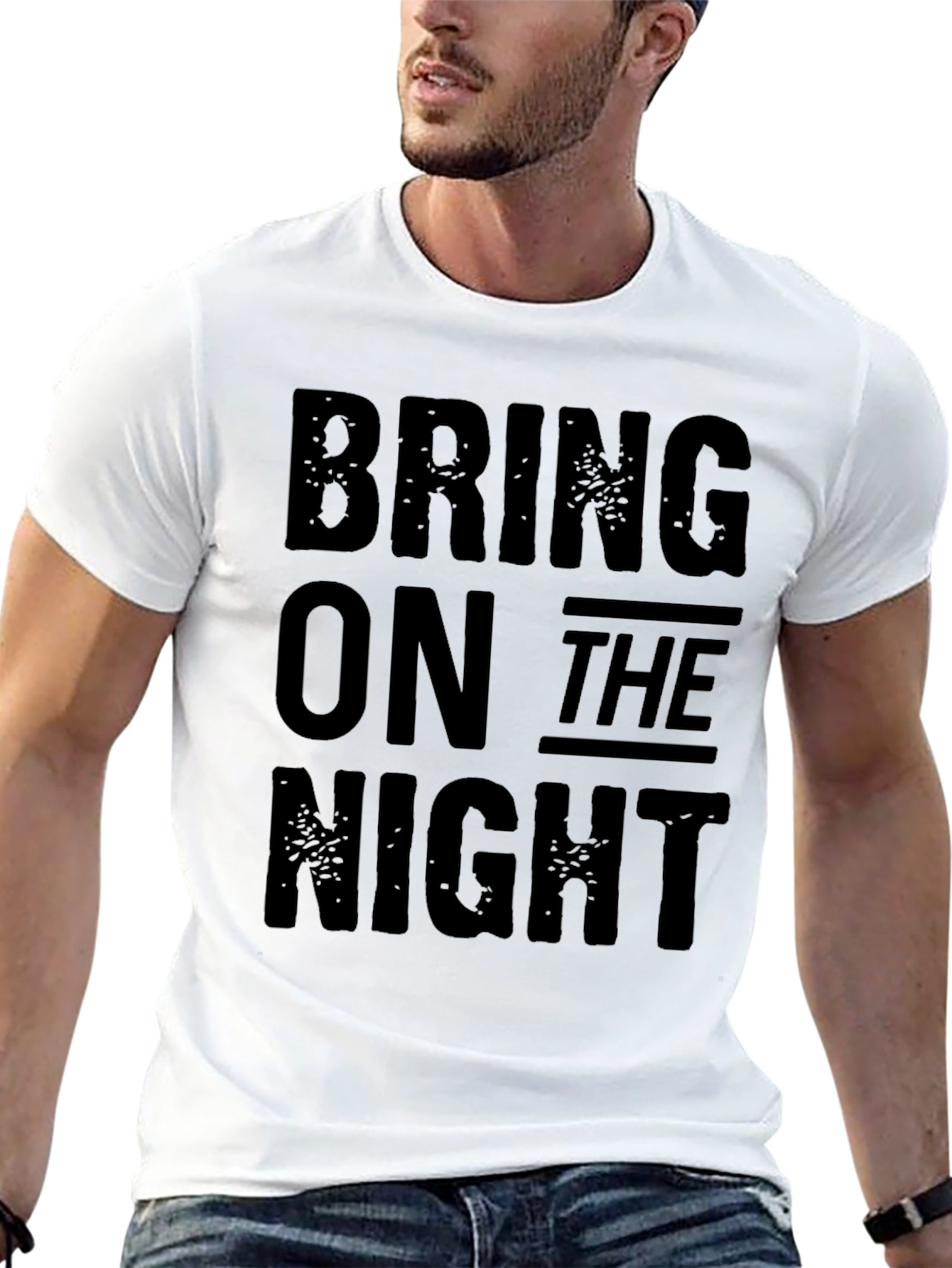 Black Bring On The Night Graphic Tee view 13