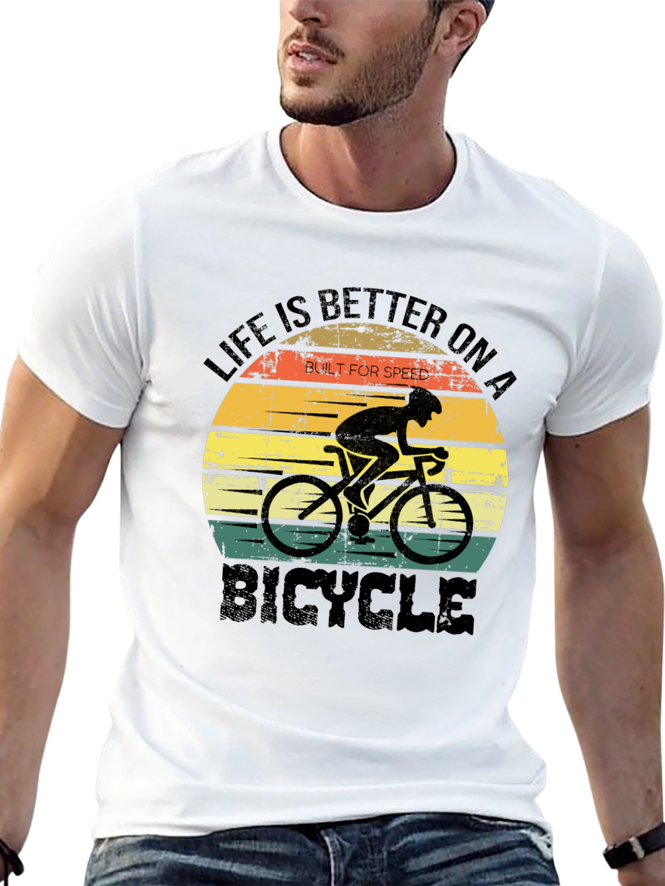 Black Life is Better On a Bicycle T-Shirt view 13
