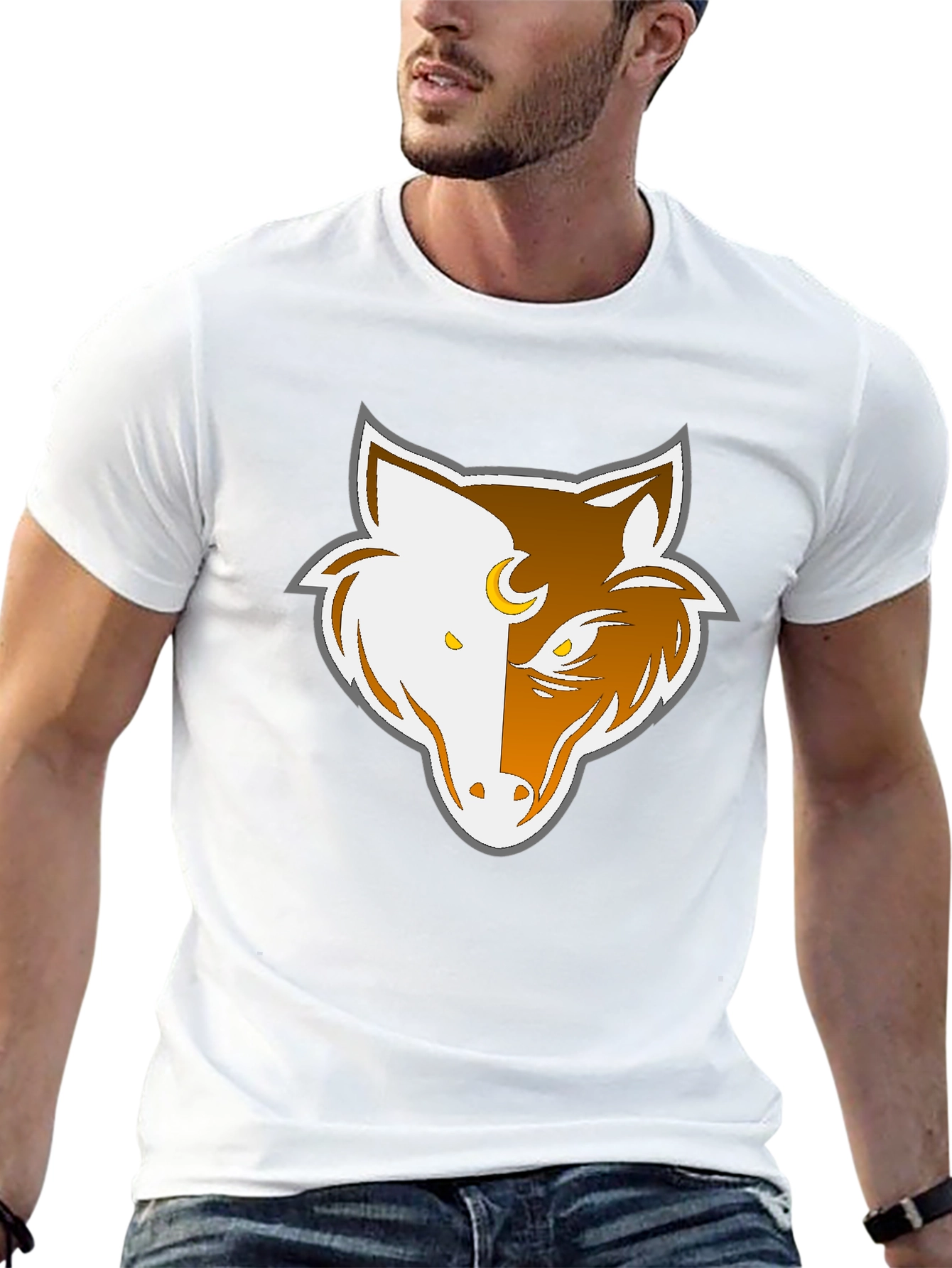 Black Wolf Moon T-Shirt - Stylish Graphic Tee view 13