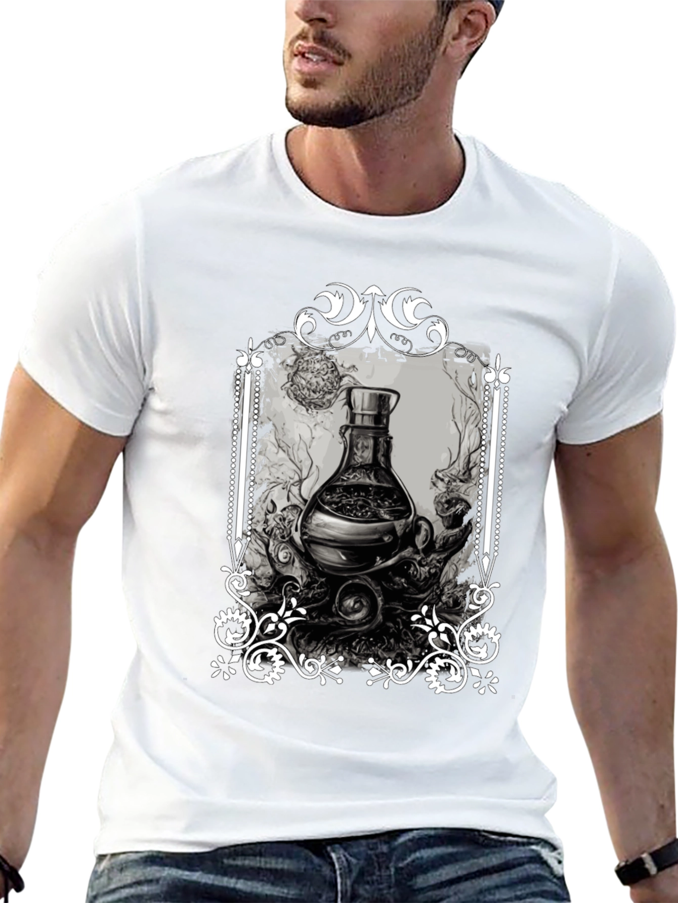 Black Vintage Potion T-Shirt view 13