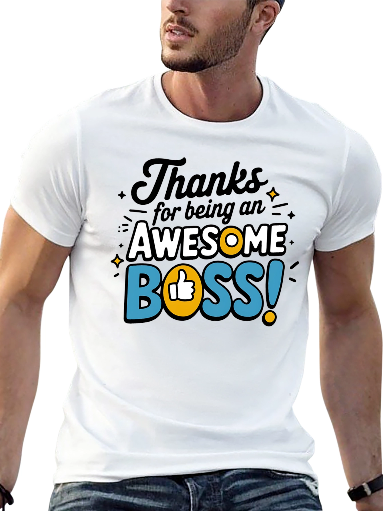 Black Awesome Boss T-Shirt - Perfect Gift Idea! view 13