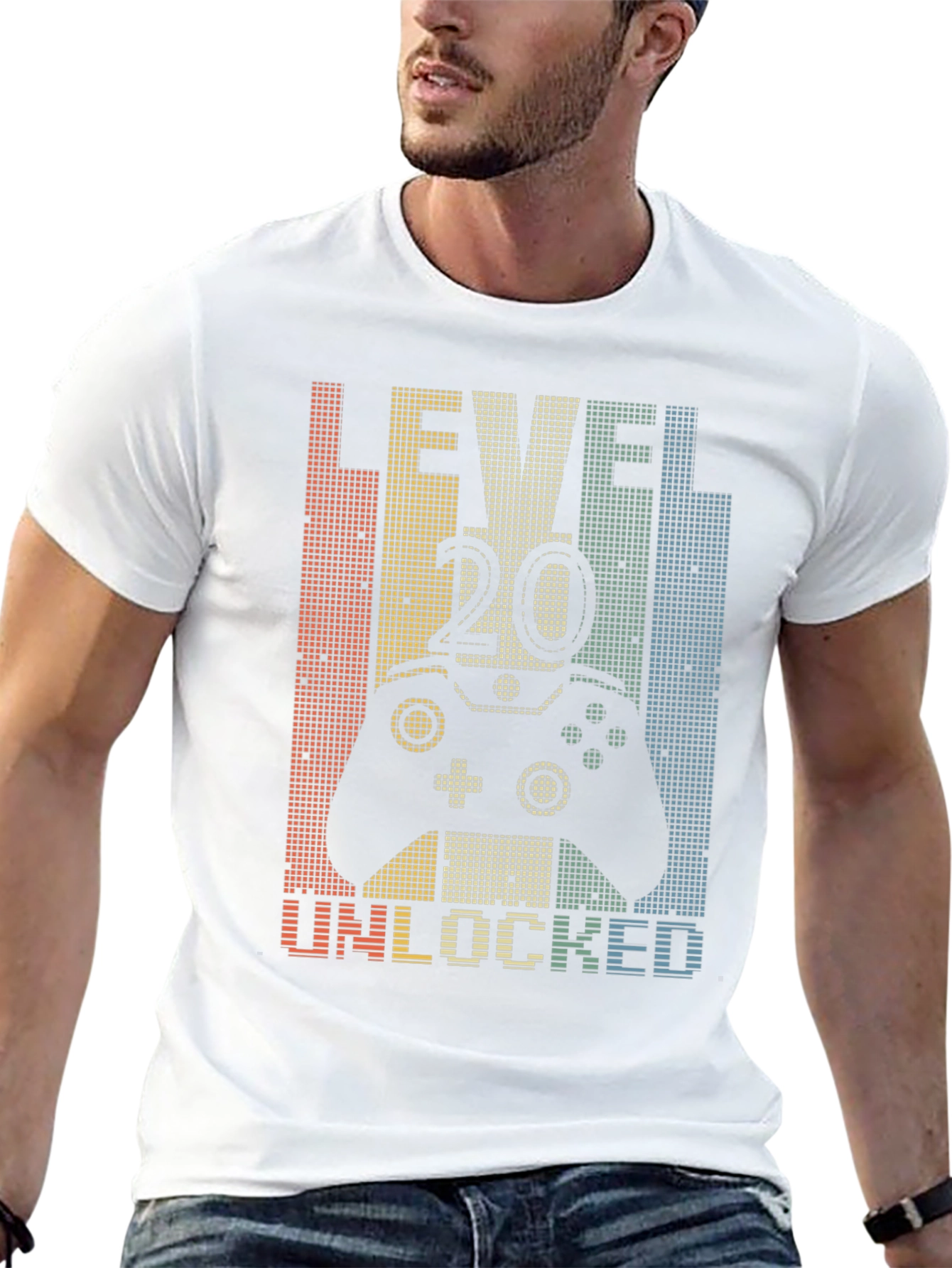 Black Level 20 Unlocked Gamer T-Shirt view 13