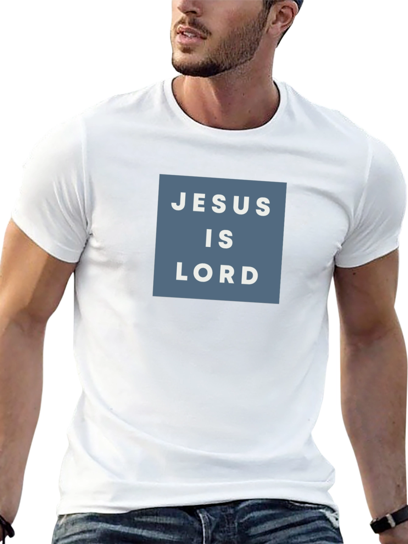 Black Jesus Is Lord Graphic T-Shirt view 13