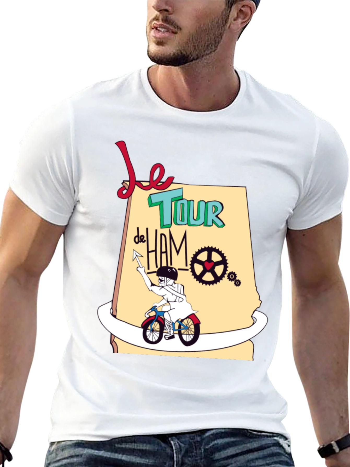 Black Le Tour de Ham Graphic T-Shirt view 13