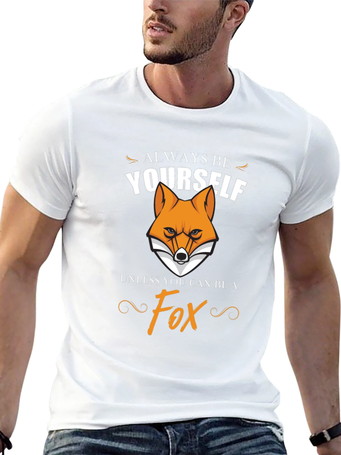 Black Always Be Yourself Unless Fox T-Shirt view 13