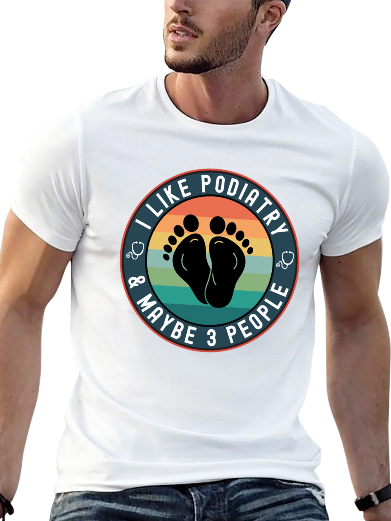 Black I Like Podiatry T-Shirt - Funny Foot Doctor Tee view 13