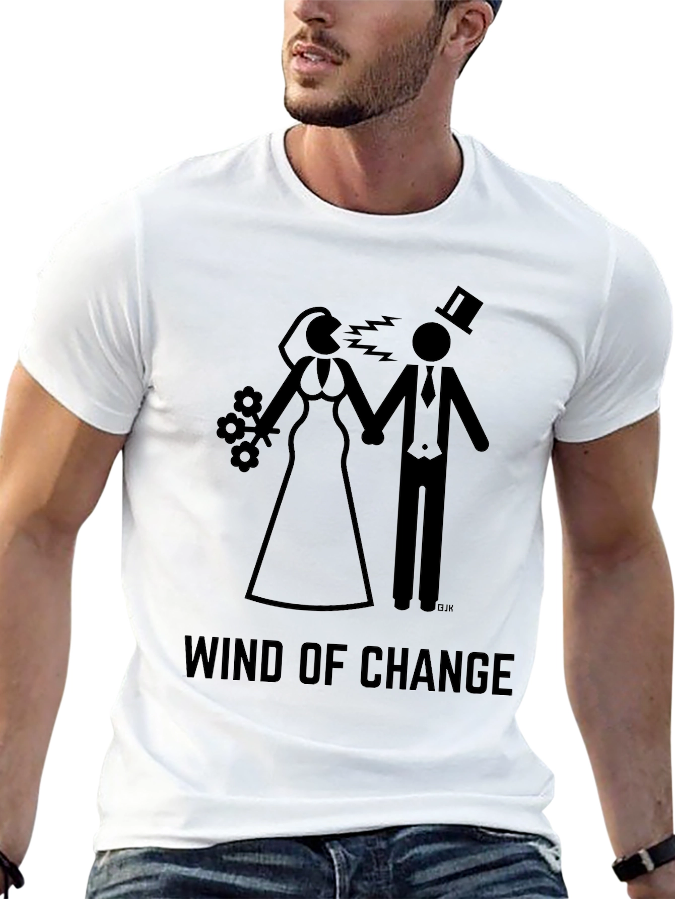 Black Wind of Change Graphic Tee view 13