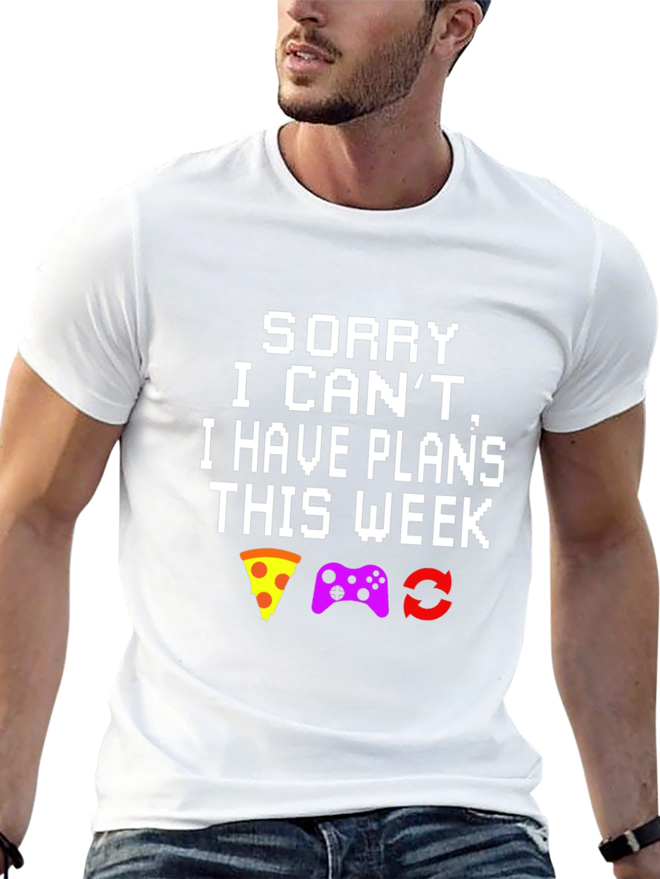 Black Gamer's "Busy" Black T-Shirt view 13