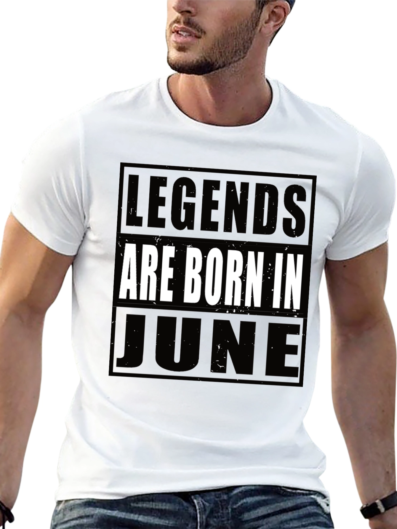 Black Legends Are Born In June T-Shirt view 13