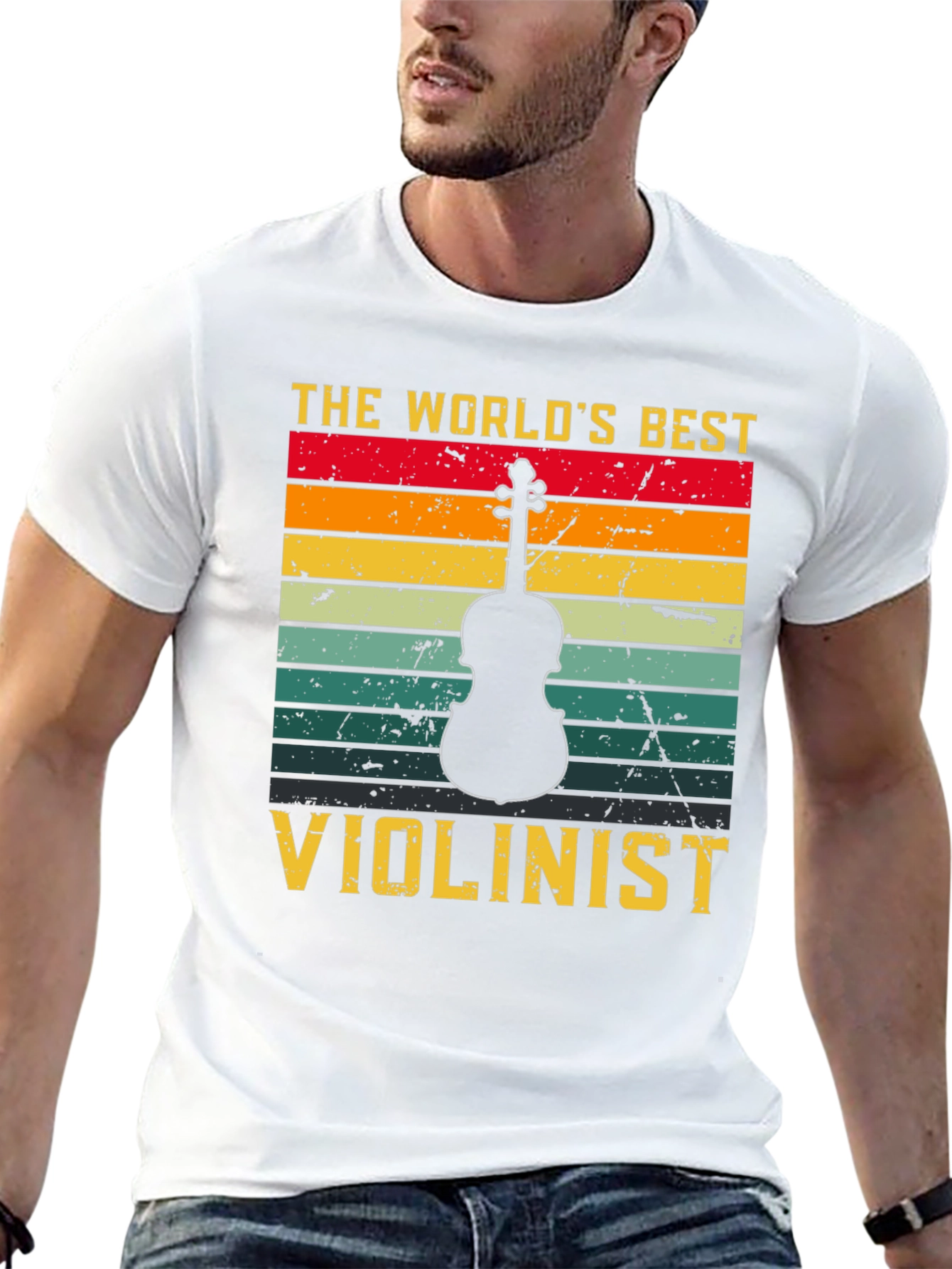 Black World's Best Violinist Graphic Tee view 13
