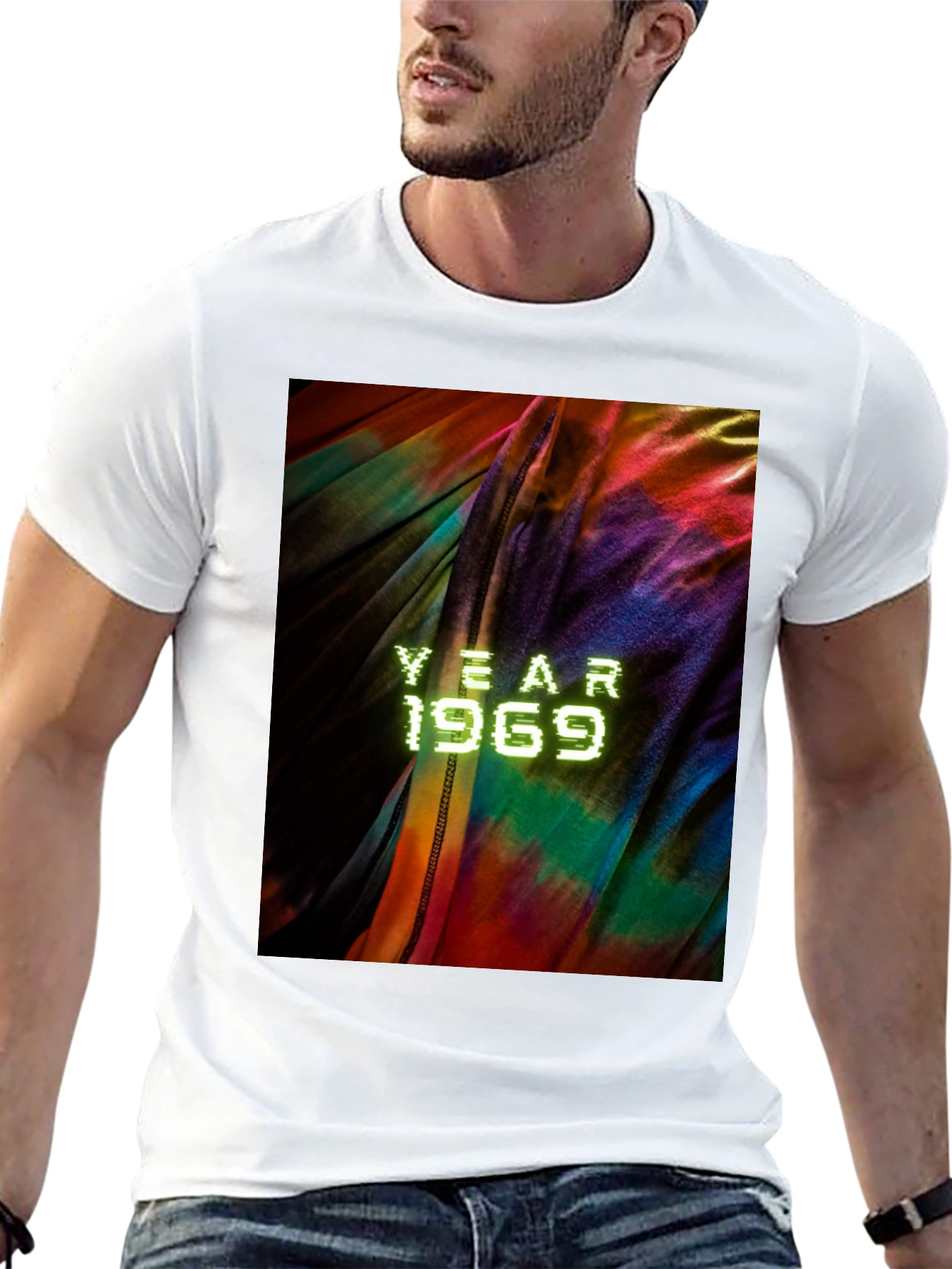 Black Year 1969 Tie Dye Graphic Tee view 13