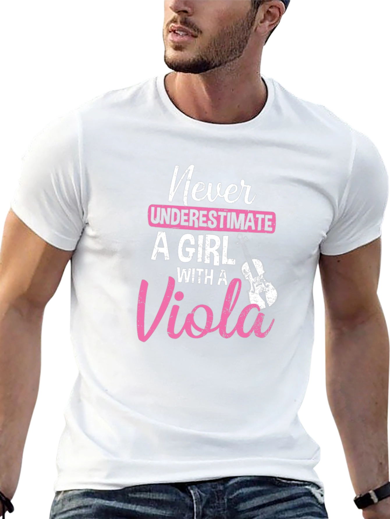 Black Never Underestimate A Girl With A Viola T-Shirt view 13