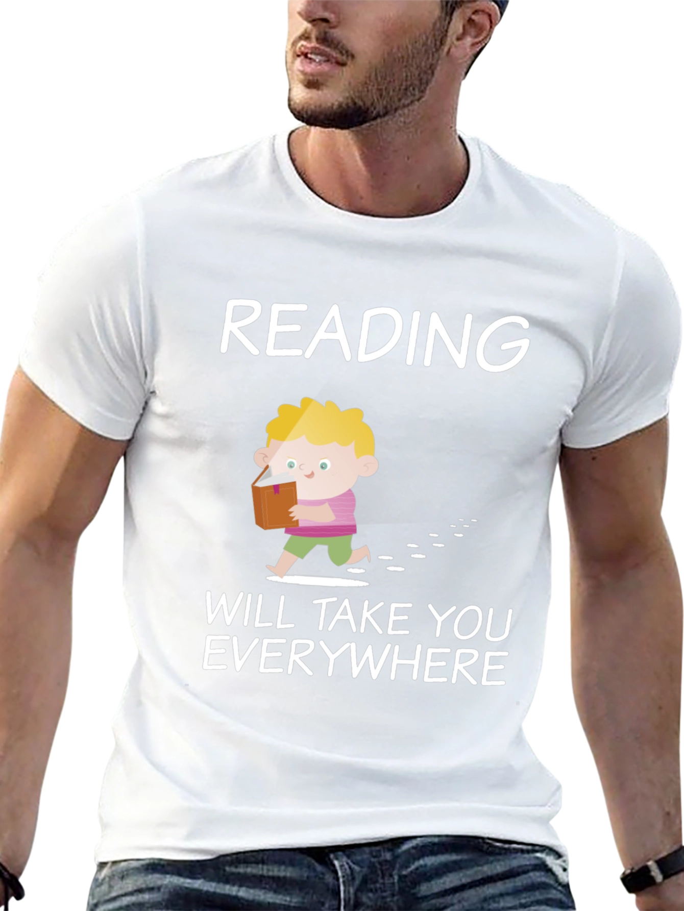 Black Reading Will Take You Everywhere T-Shirt view 13