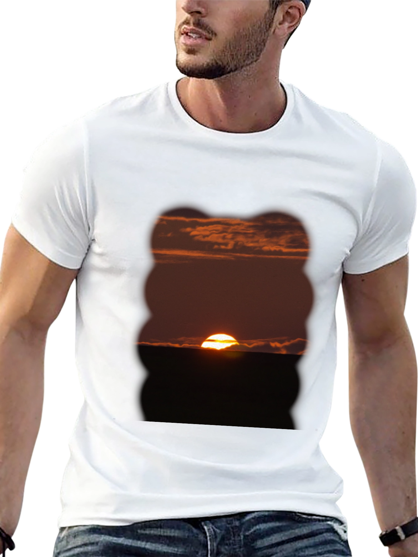 Black Sunset Graphic Tee - Nature Inspired view 13