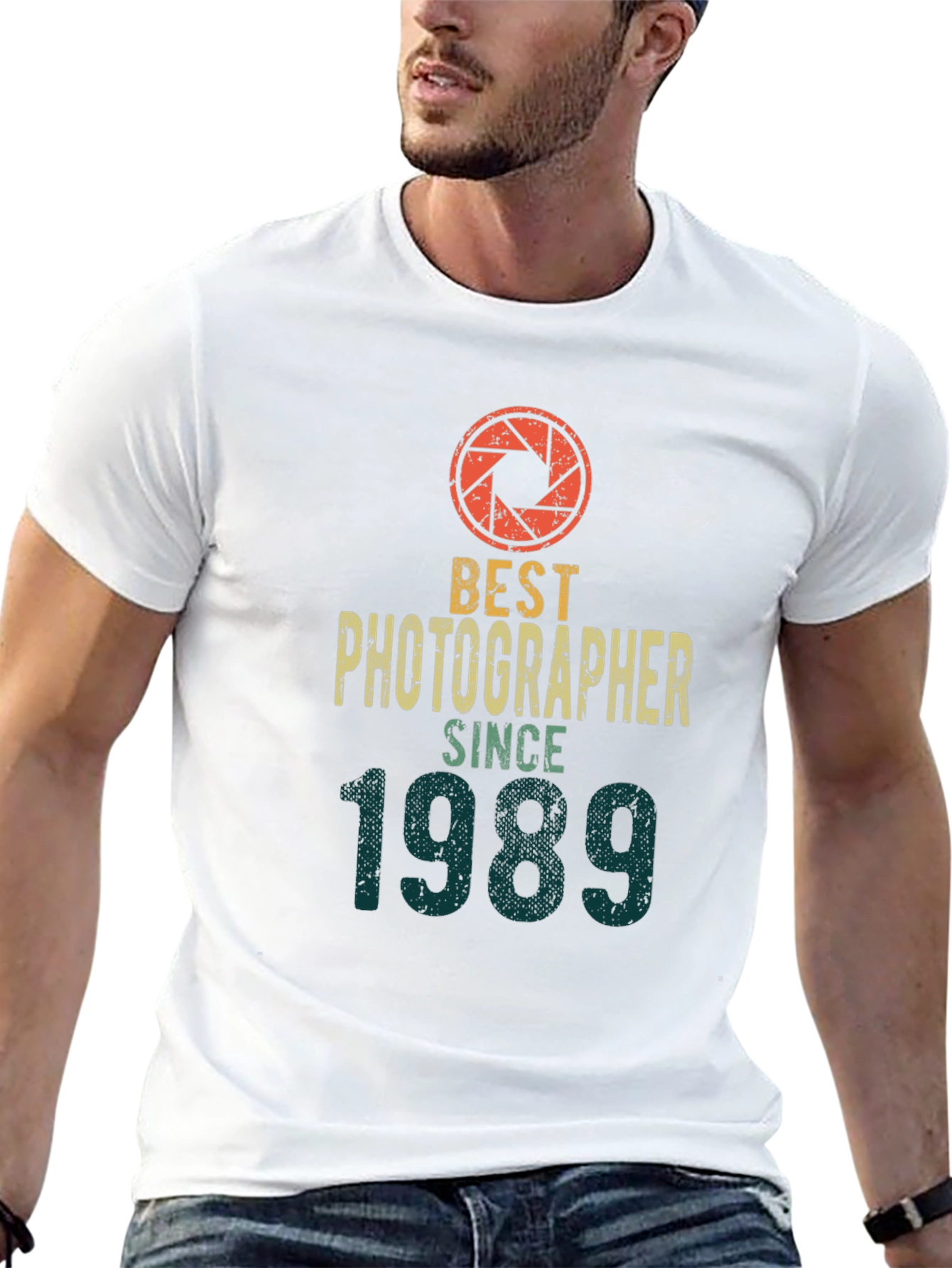 Black Best Photographer Since 1989 T-Shirt view 13