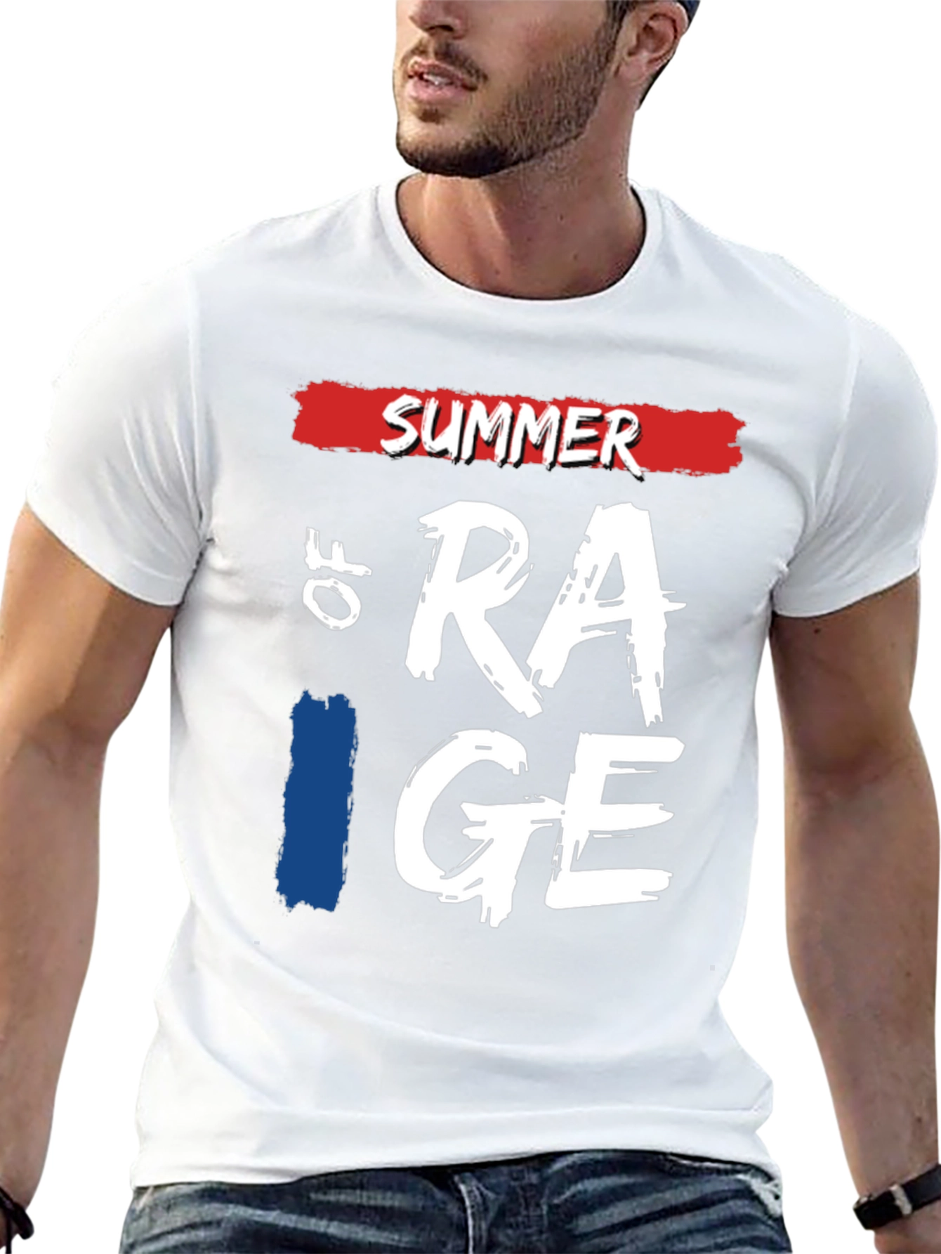 Black Summer of Rage Graphic Tee - Cool Casual Style view 13