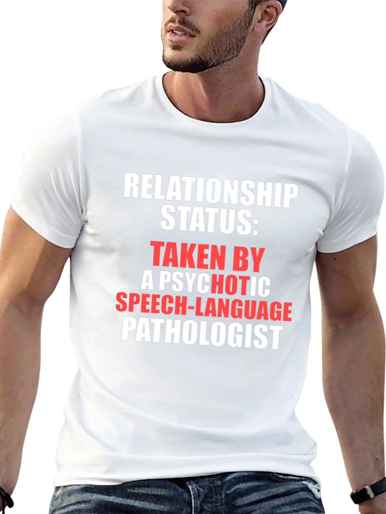 Black Relationship Status Speech Language Pathologist T-Shirt view 13