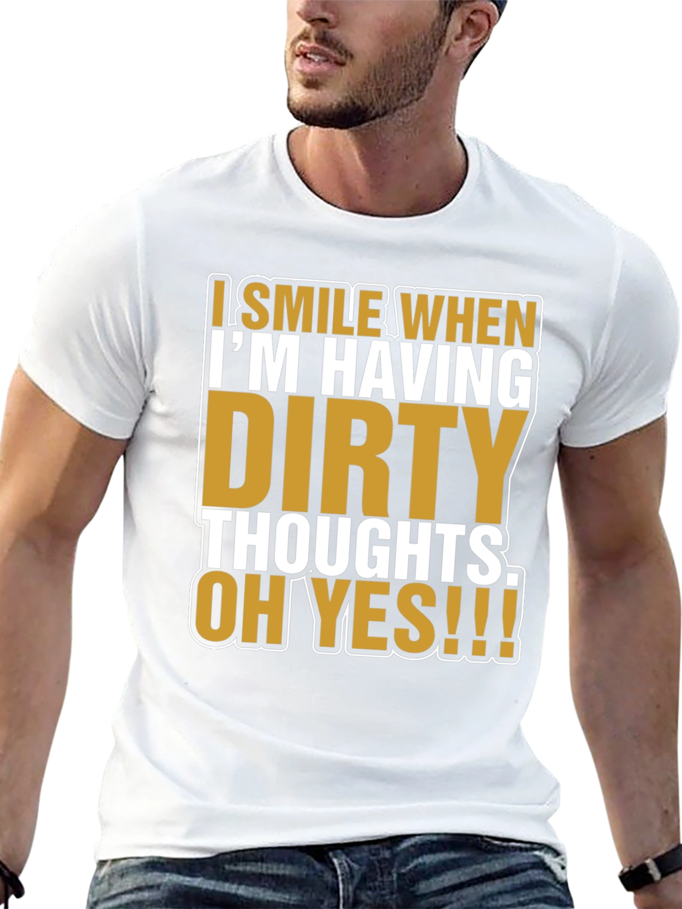 Black Dirty Thoughts T-Shirt - Funny Adult Humor Tee view 13