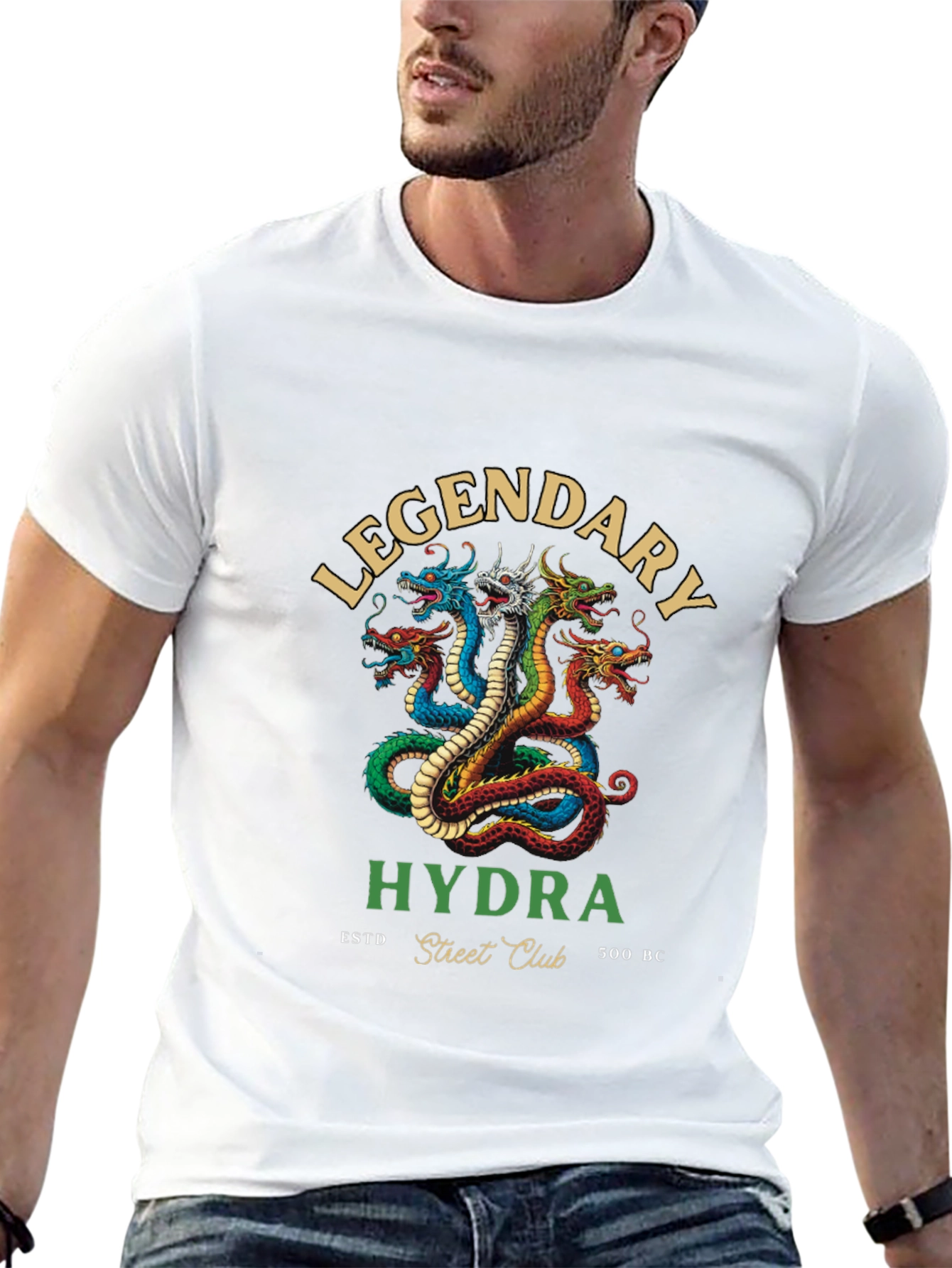 Black Legendary Hydra Street Club T-Shirt view 13