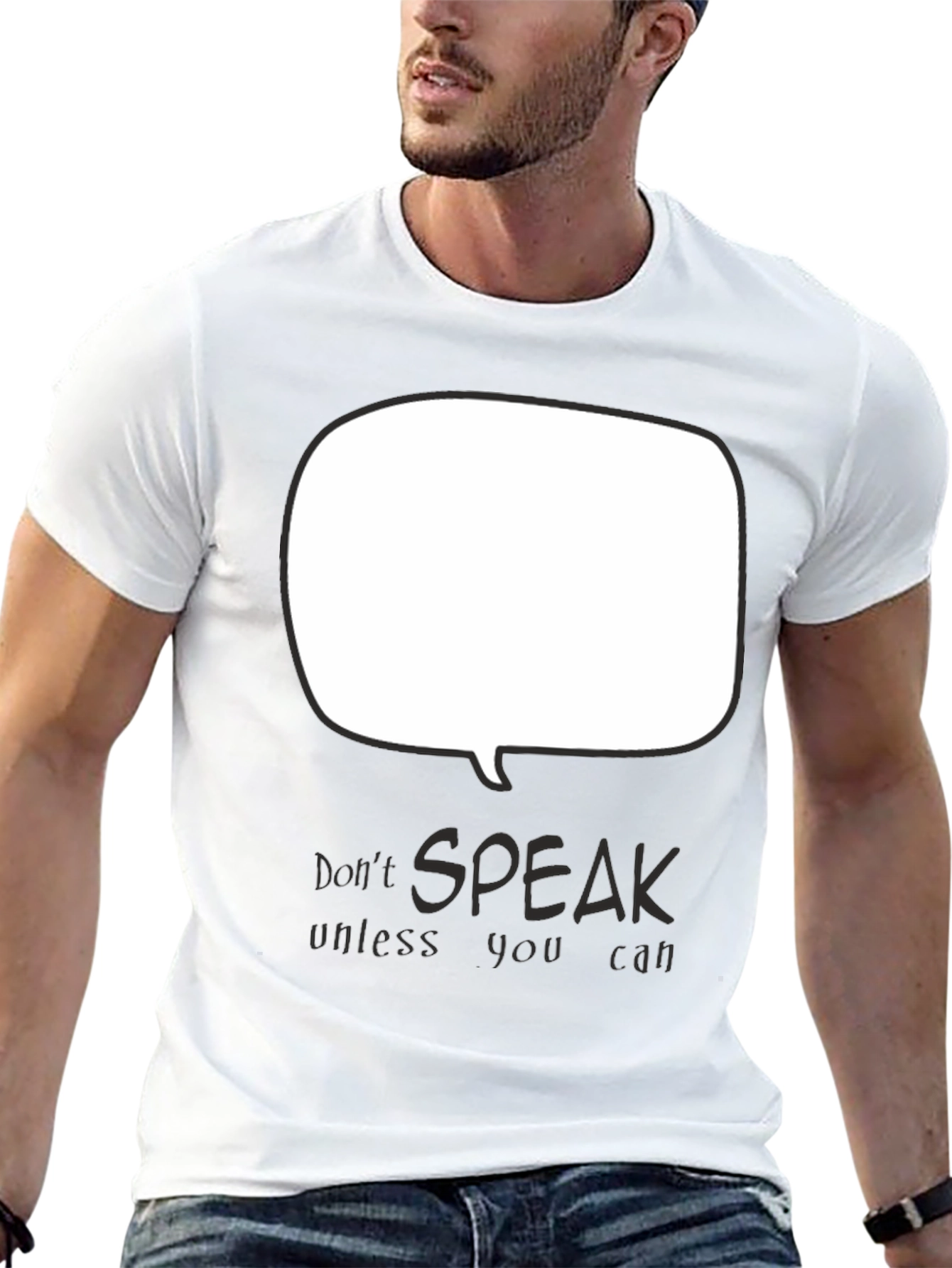 Black Don't Speak Graphic Tee - Black view 13