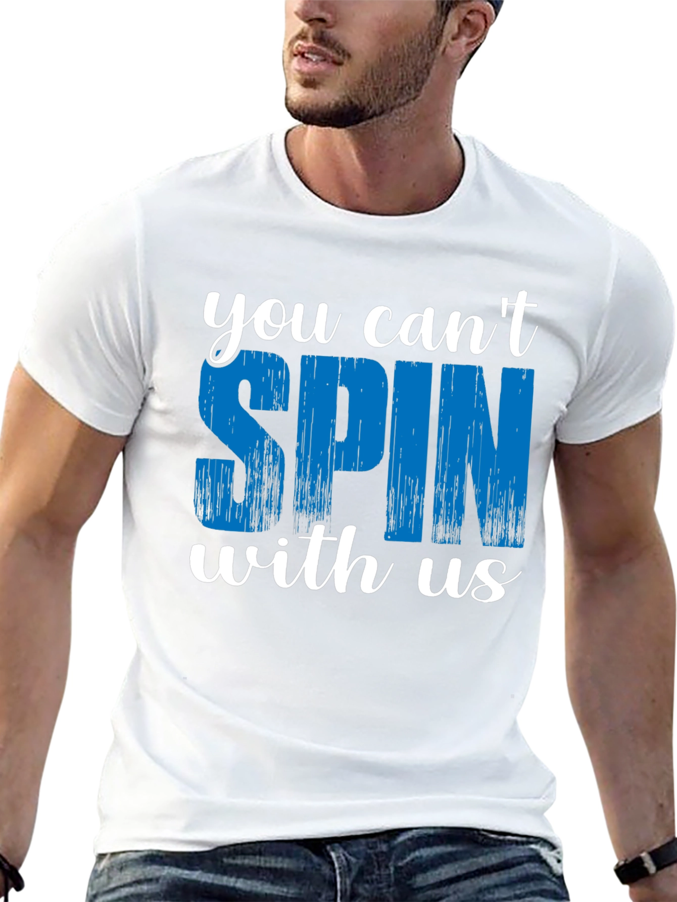 Black You Can't Spin With Us Graphic Tee view 13