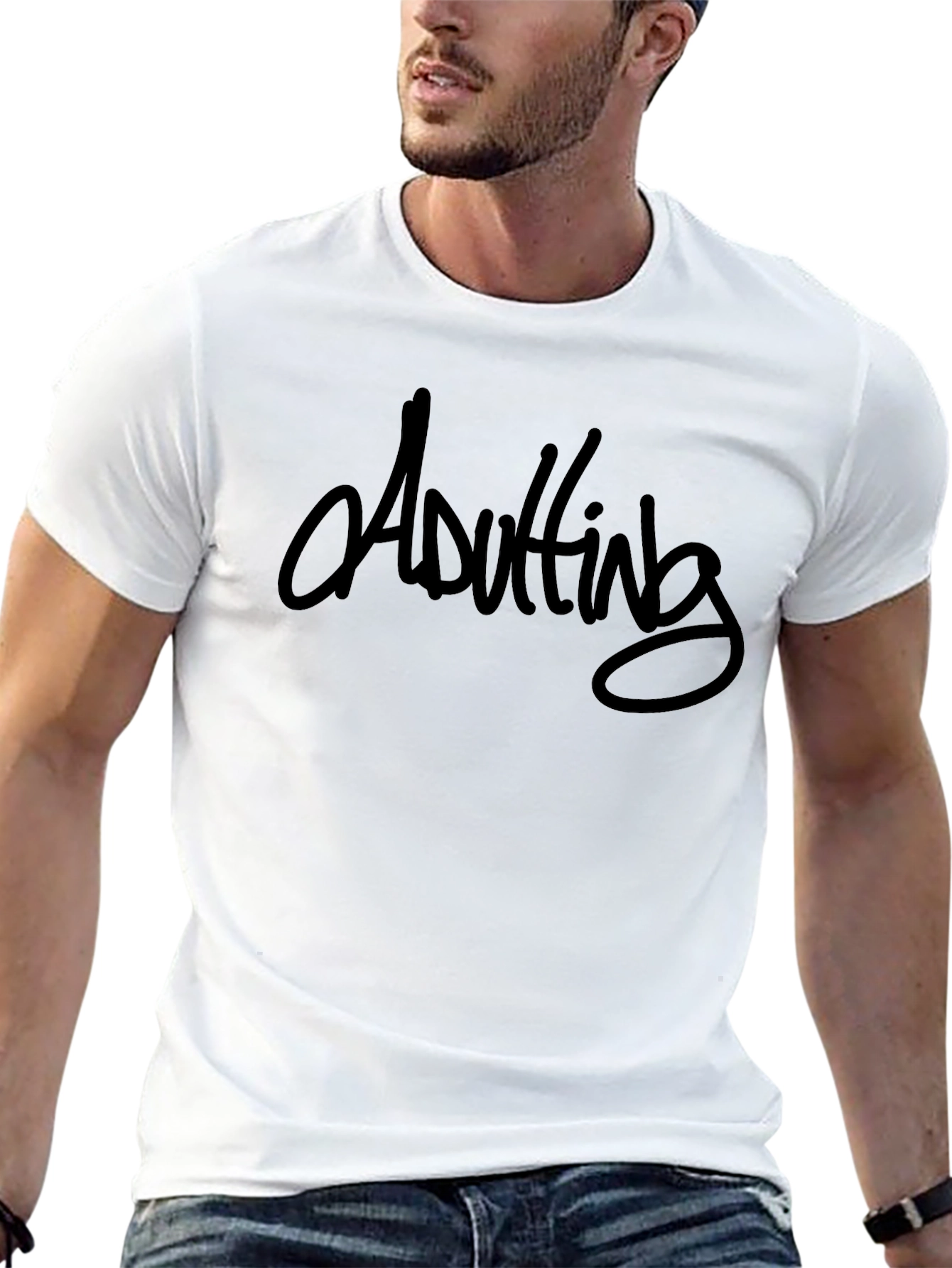 Black Adulting T-Shirt - Funny Graphic Tee view 13