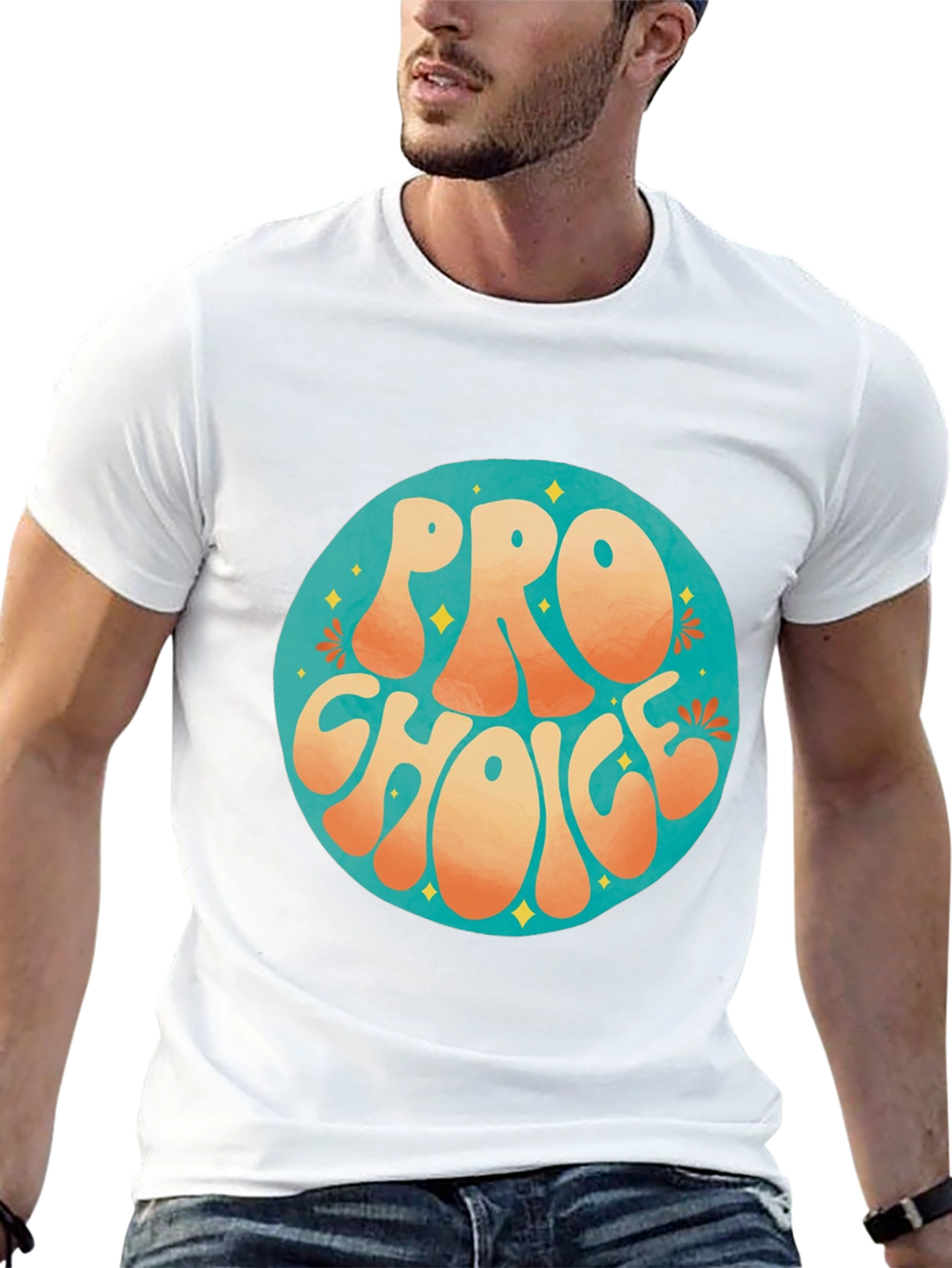 Pro Choice Retro Graphic Tee - Black Cotton T-Shirt - 13